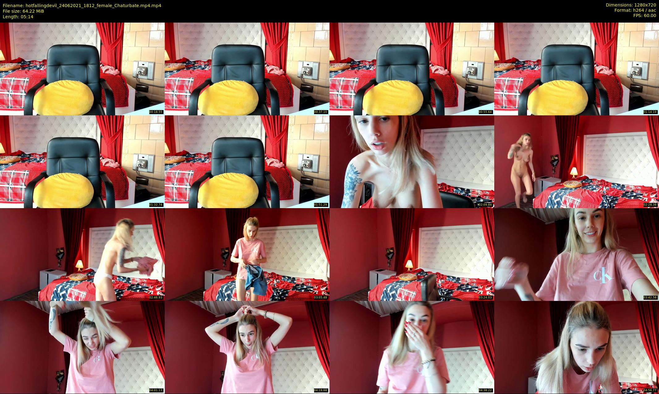hotfallingdevil — 6 minute Chaturbate female cam show recording, 720p, Jun 24, 2021