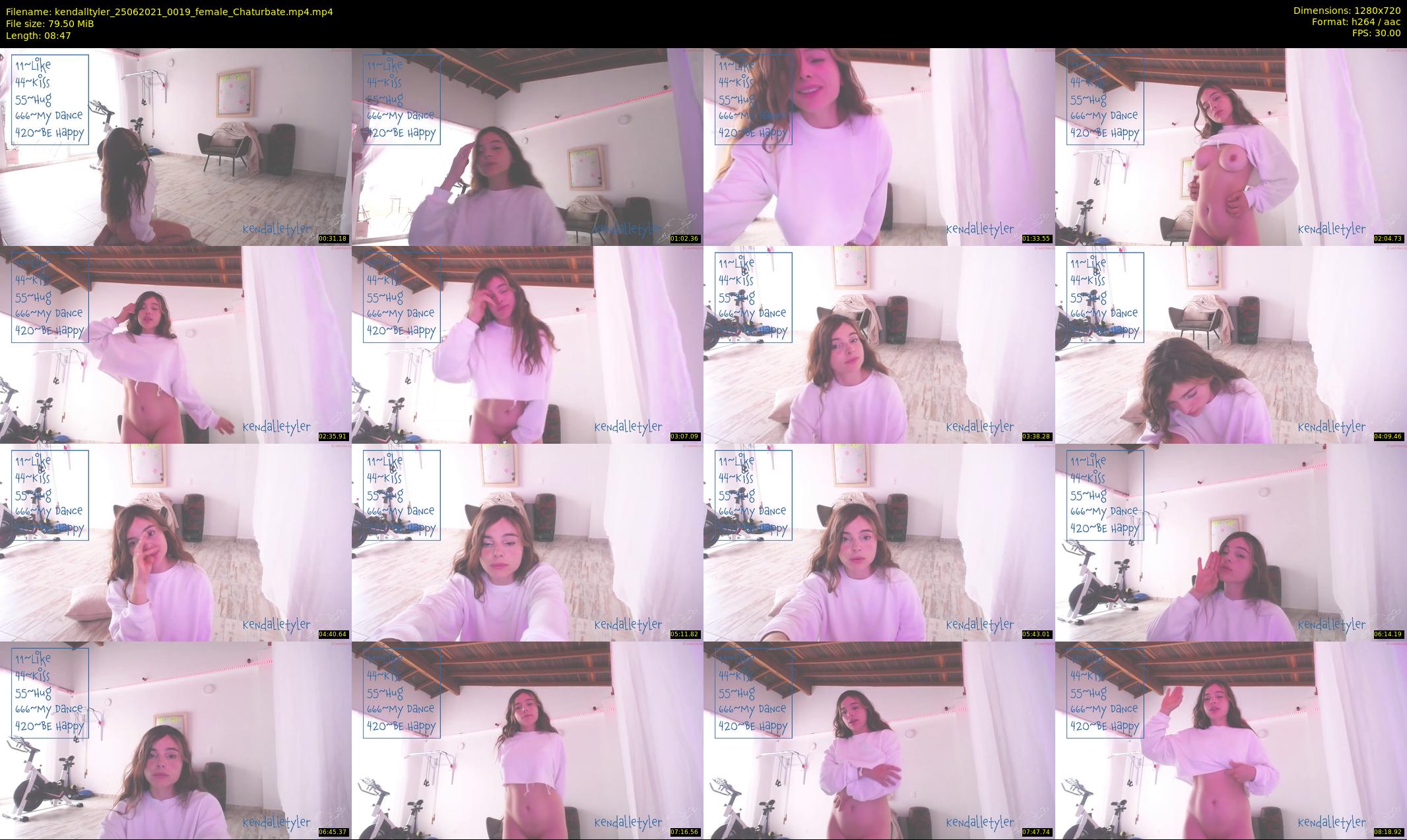 kendalltyler — 9 minute Chaturbate female cam show recording, 720p, Jun 25, 2021