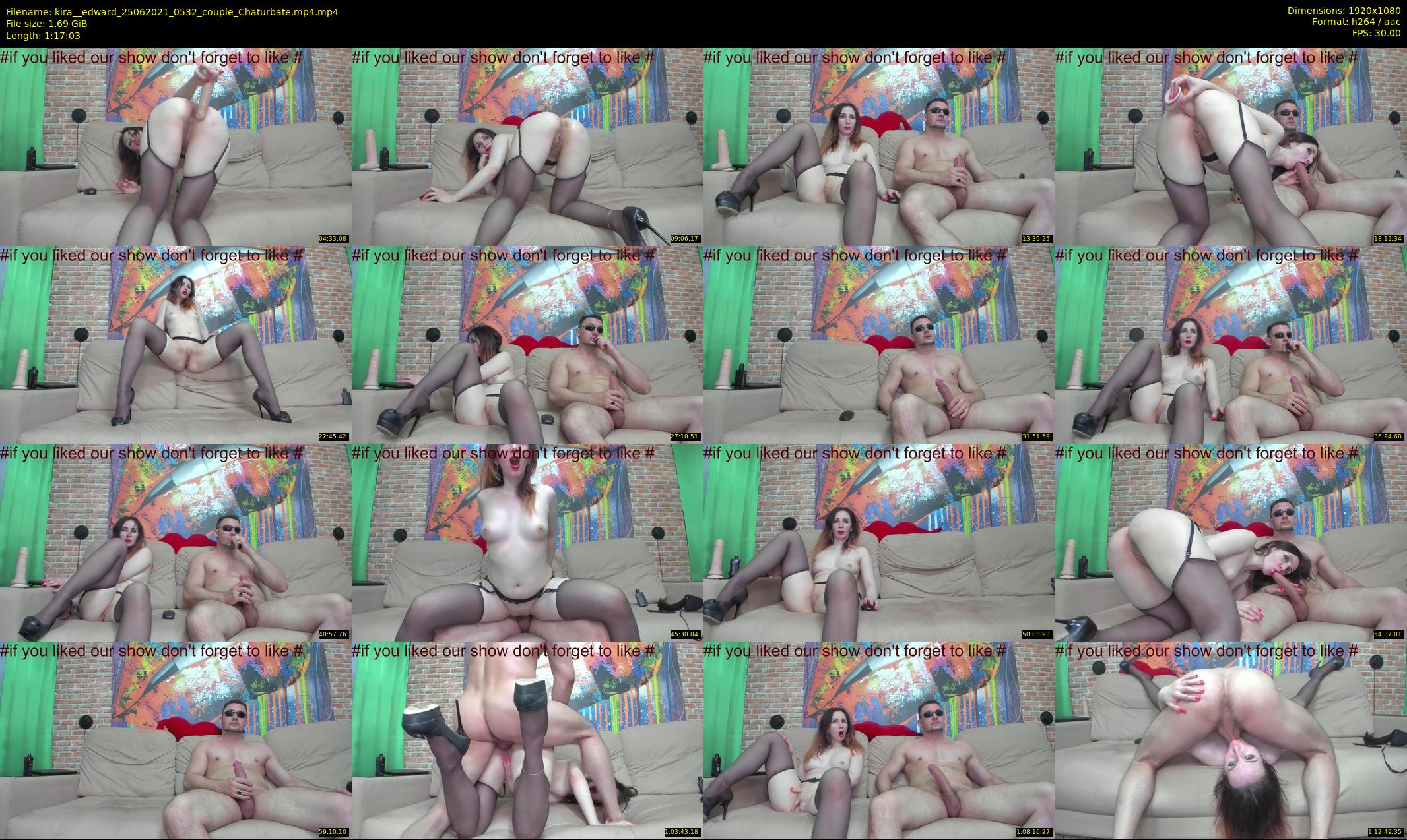 kira__edward — 78 minute Chaturbate couple cam show recording, 1080p, Jun 25, 2021