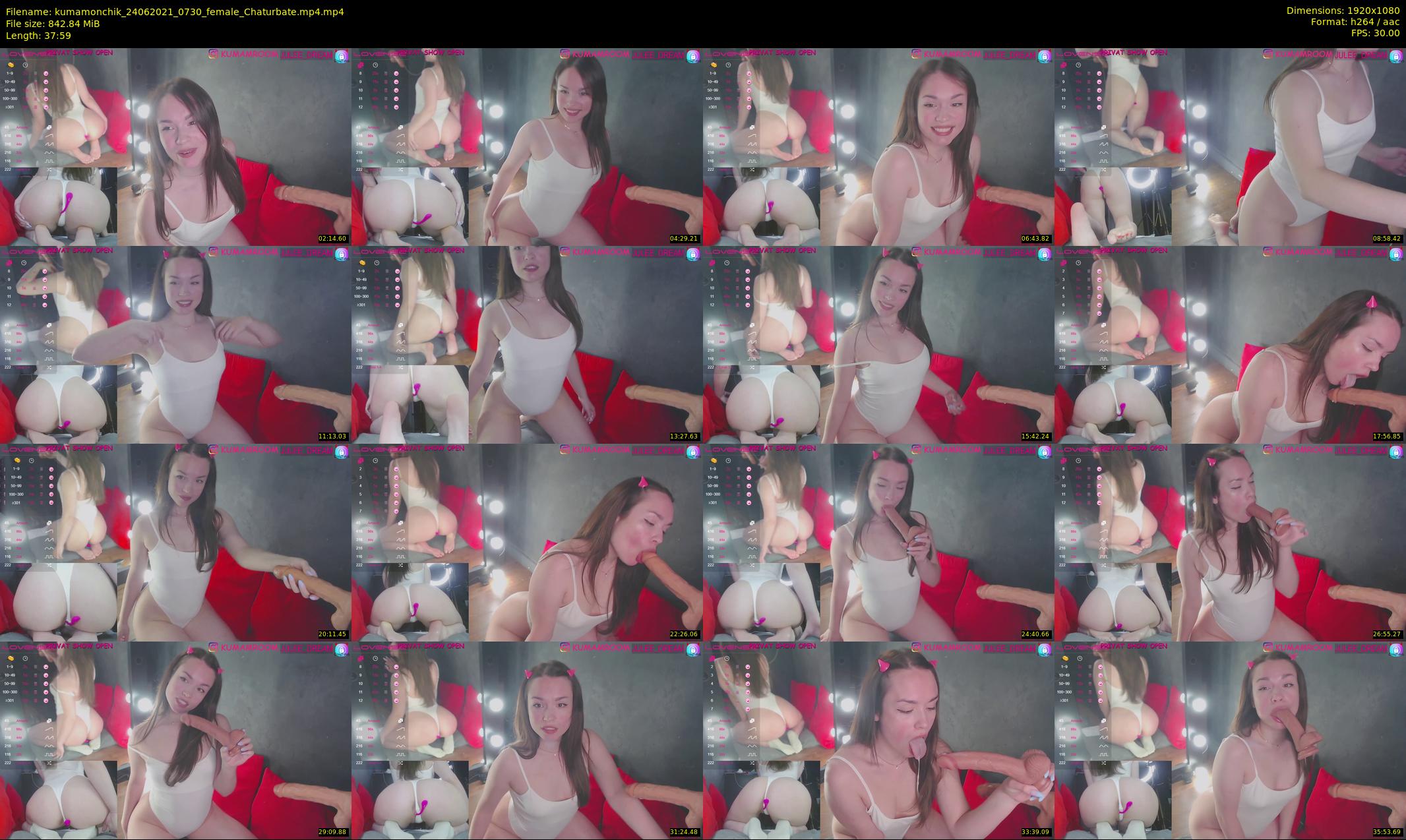 kumamonchik — 38 minute Chaturbate couple cam show recording, 1080p, Jun 24, 2021