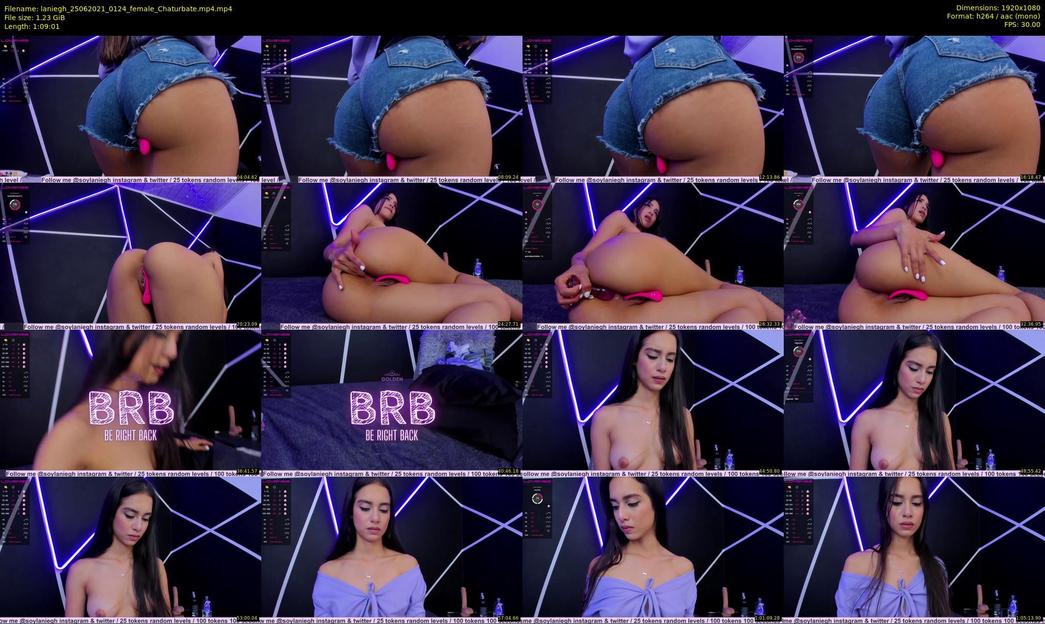 laniegh — 70 minute Chaturbate female cam show recording, 1080p, Jun 25, 2021