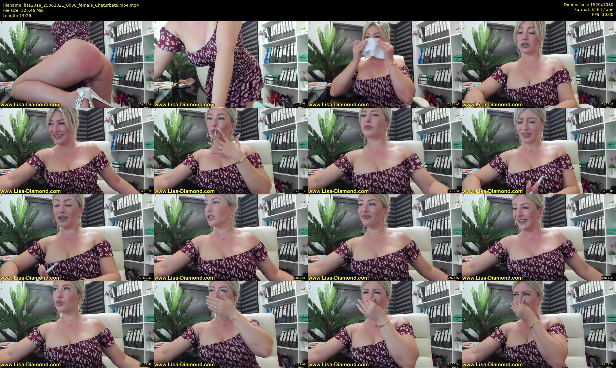lisa2018 — 15 minute Chaturbate female cam show recording, 1080p, Jun 25, 2021