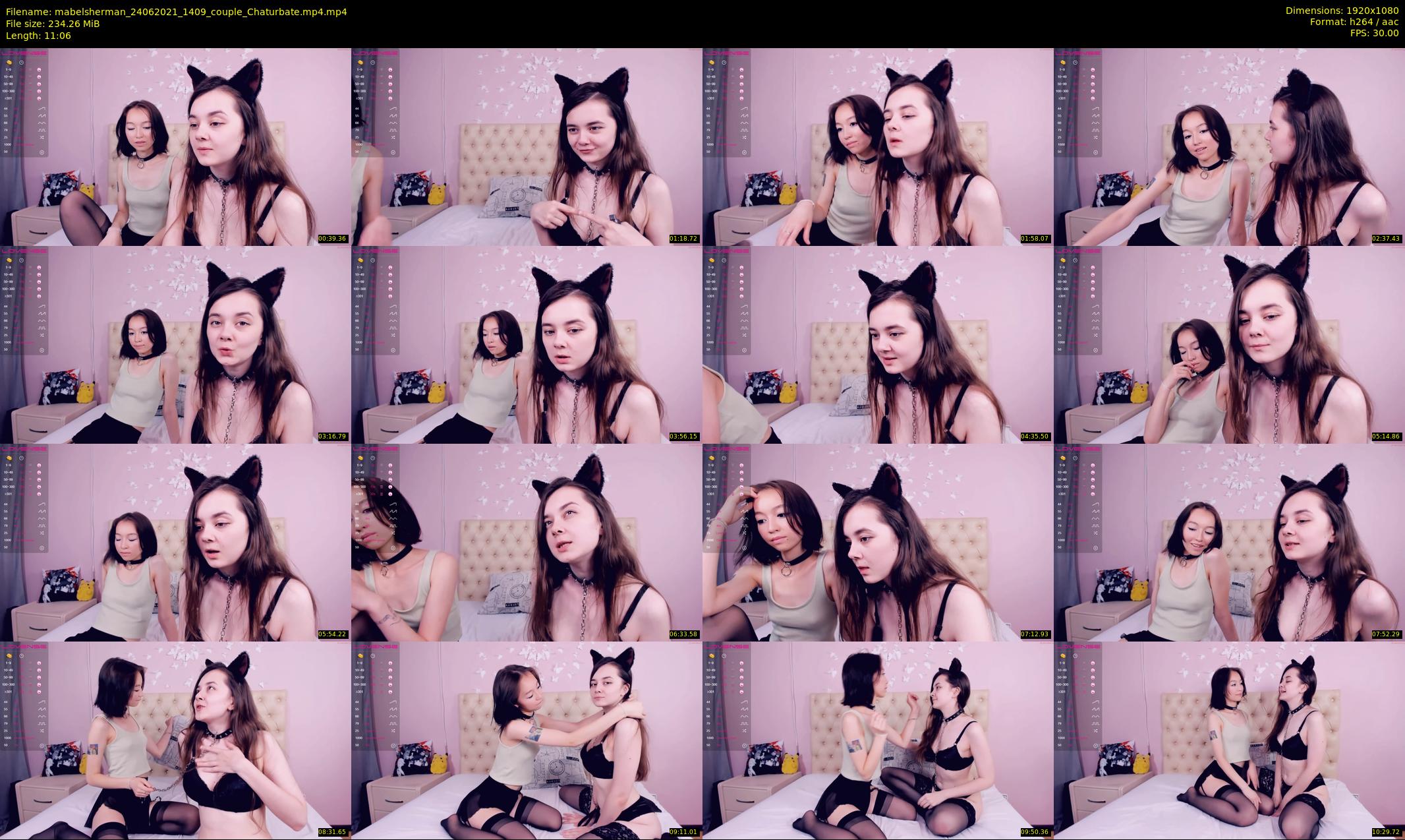 mabelsherman — 12 minute Chaturbate couple cam show recording, 1080p, Jun 24, 2021
