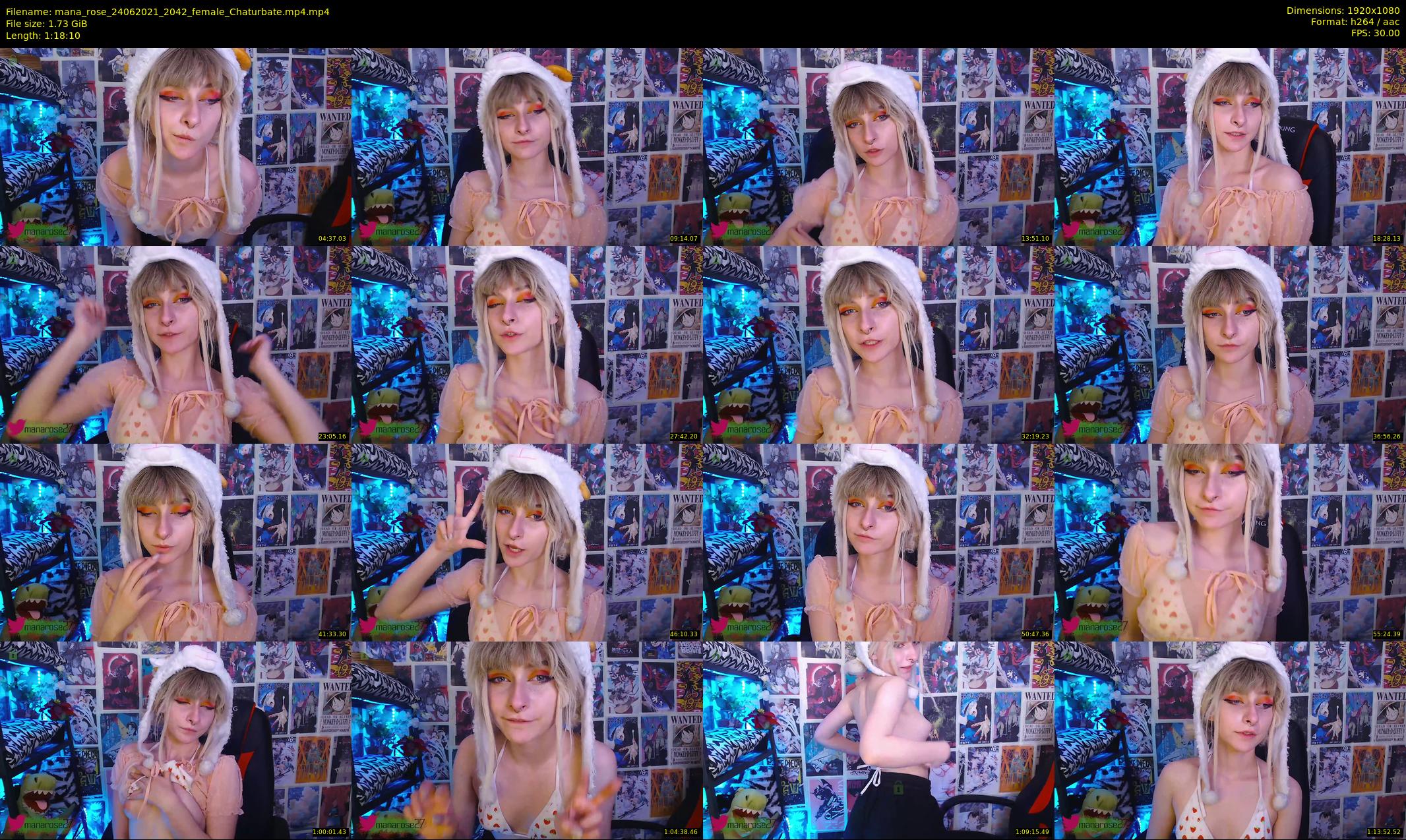 mana_rose — 79 minute Chaturbate female cam show recording, 1080p, Jun 24, 2021