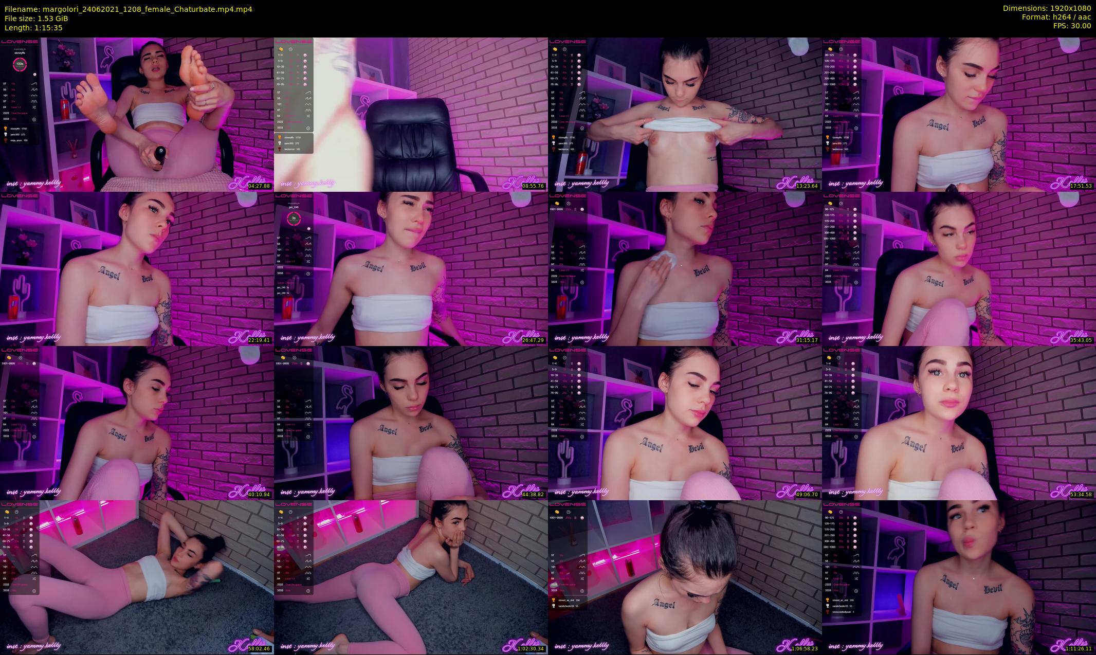 margolori — 76 minute Chaturbate couple cam show recording, 1080p, Jun 24, 2021