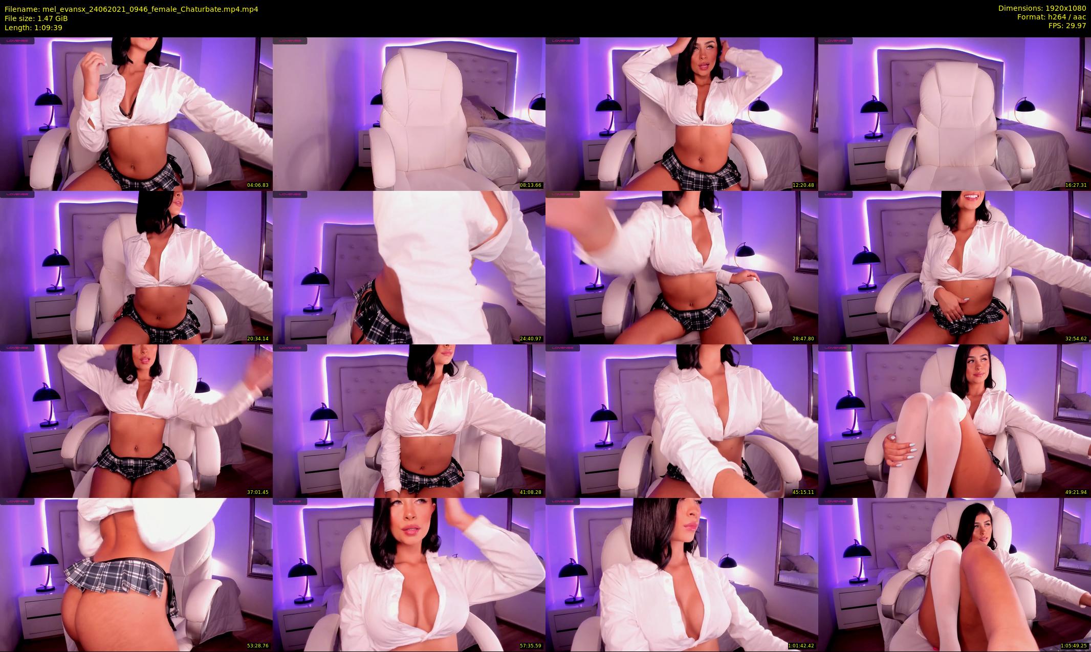 mel_evansx — 70 minute Chaturbate female cam show recording, 1080p, Jun 24, 2021