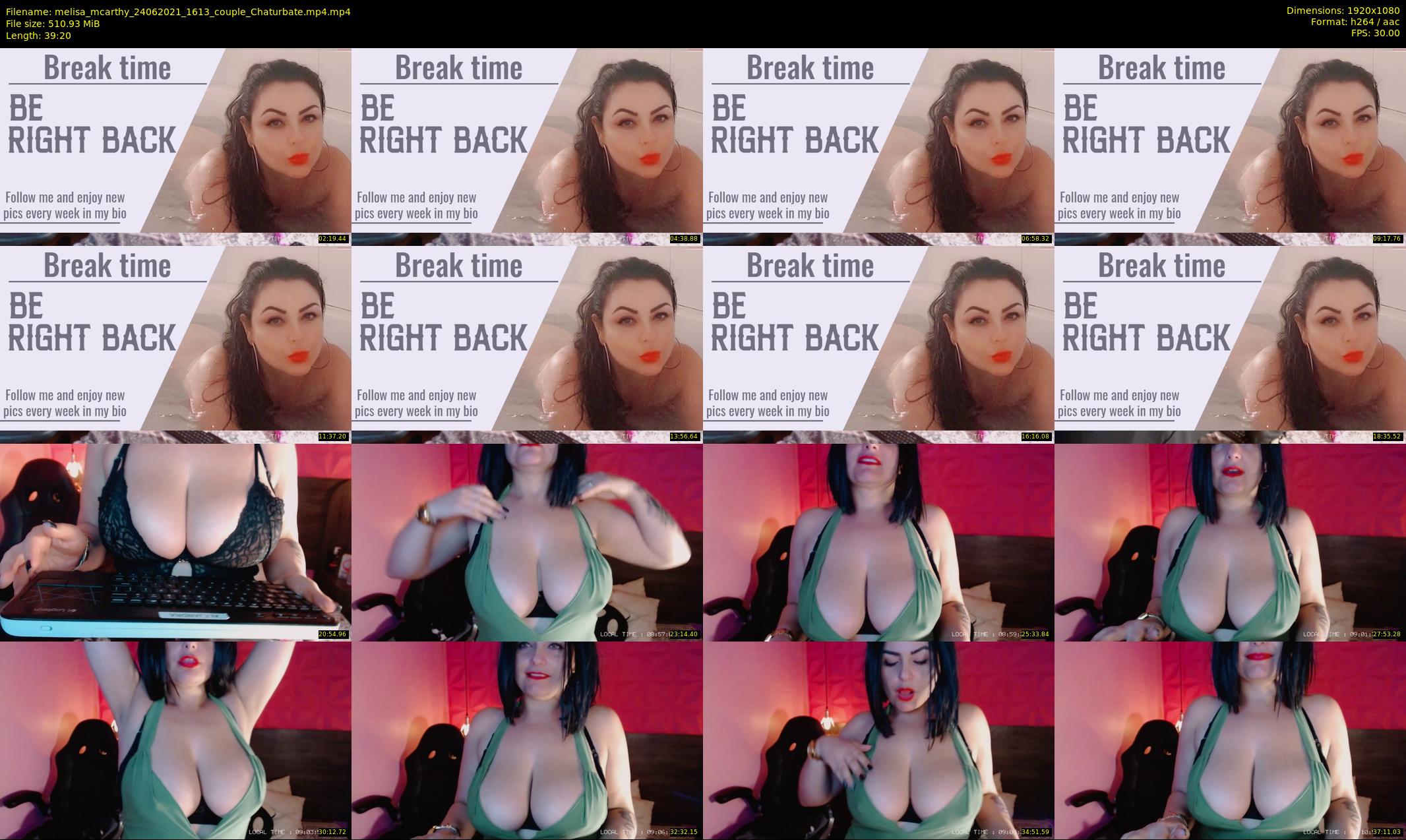 melisa_mcarthy — 40 minute Chaturbate couple cam show recording, 1080p, Jun 24, 2021