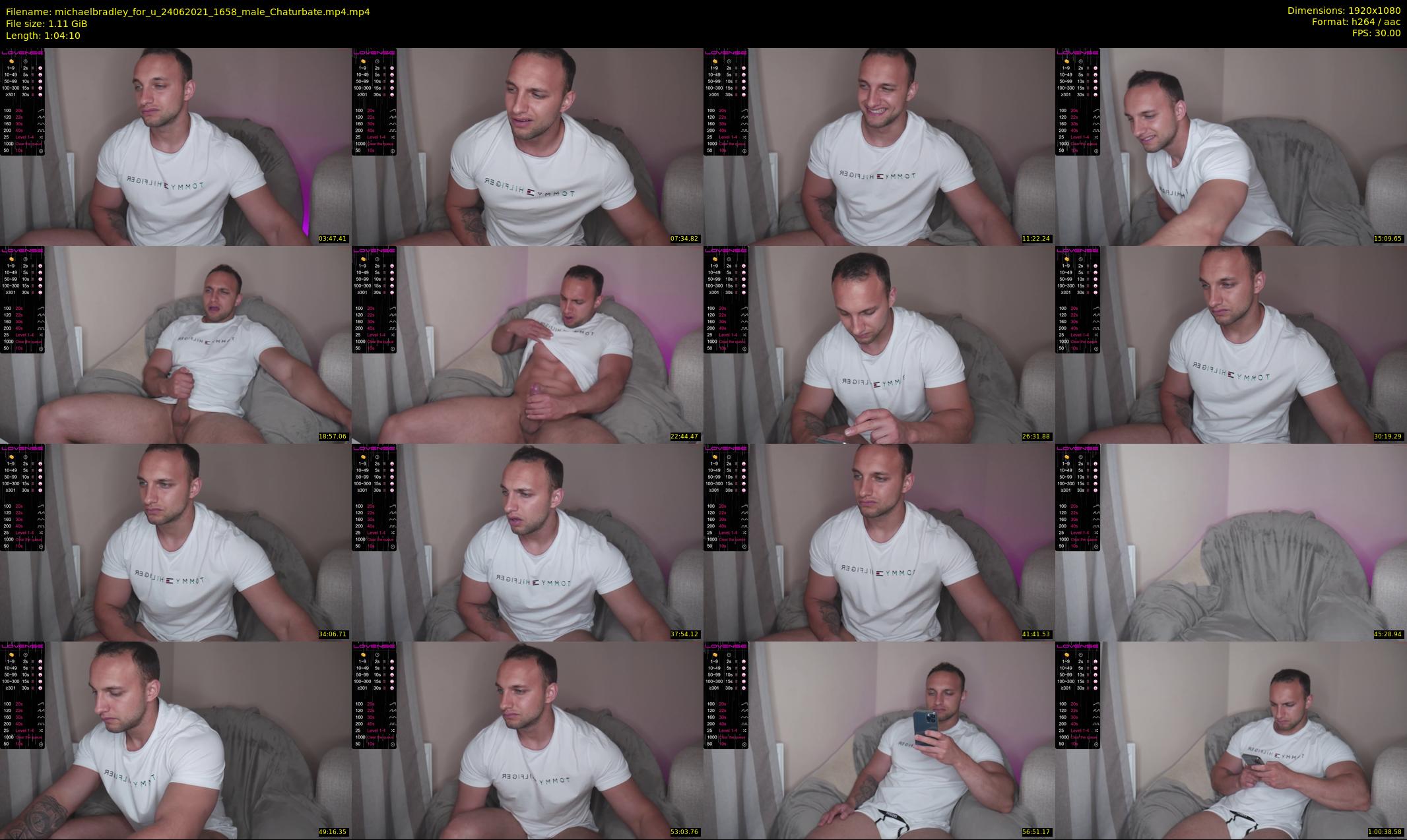 michaelbradley_for_u — 65 minute Chaturbate male cam show recording, 1080p, Jun 24, 2021