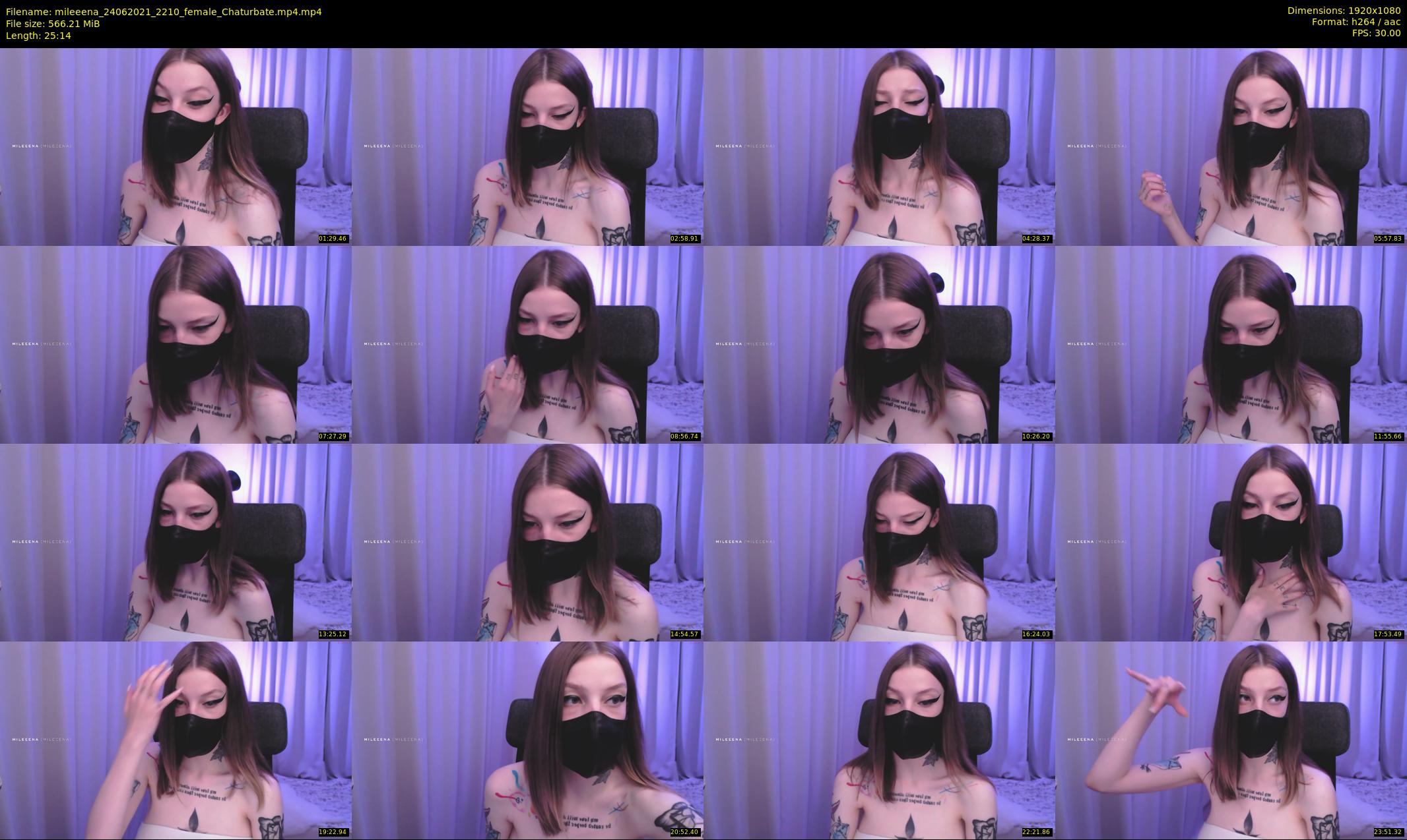 mileeena — 26 minute Chaturbate female cam show recording, 1080p, Jun 24, 2021