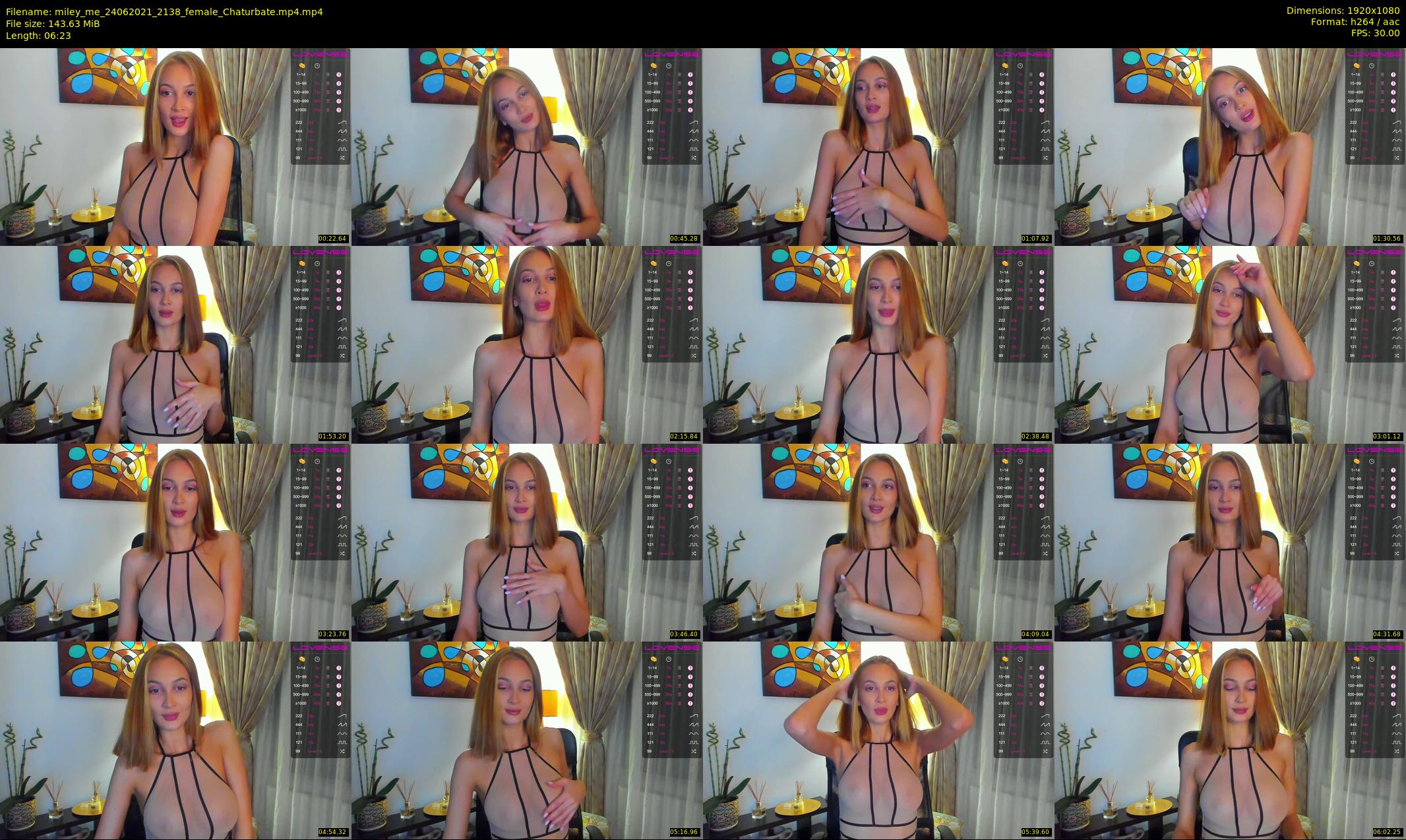 miley_me — 7 minute Chaturbate female cam show recording, 1080p, Jun 24, 2021