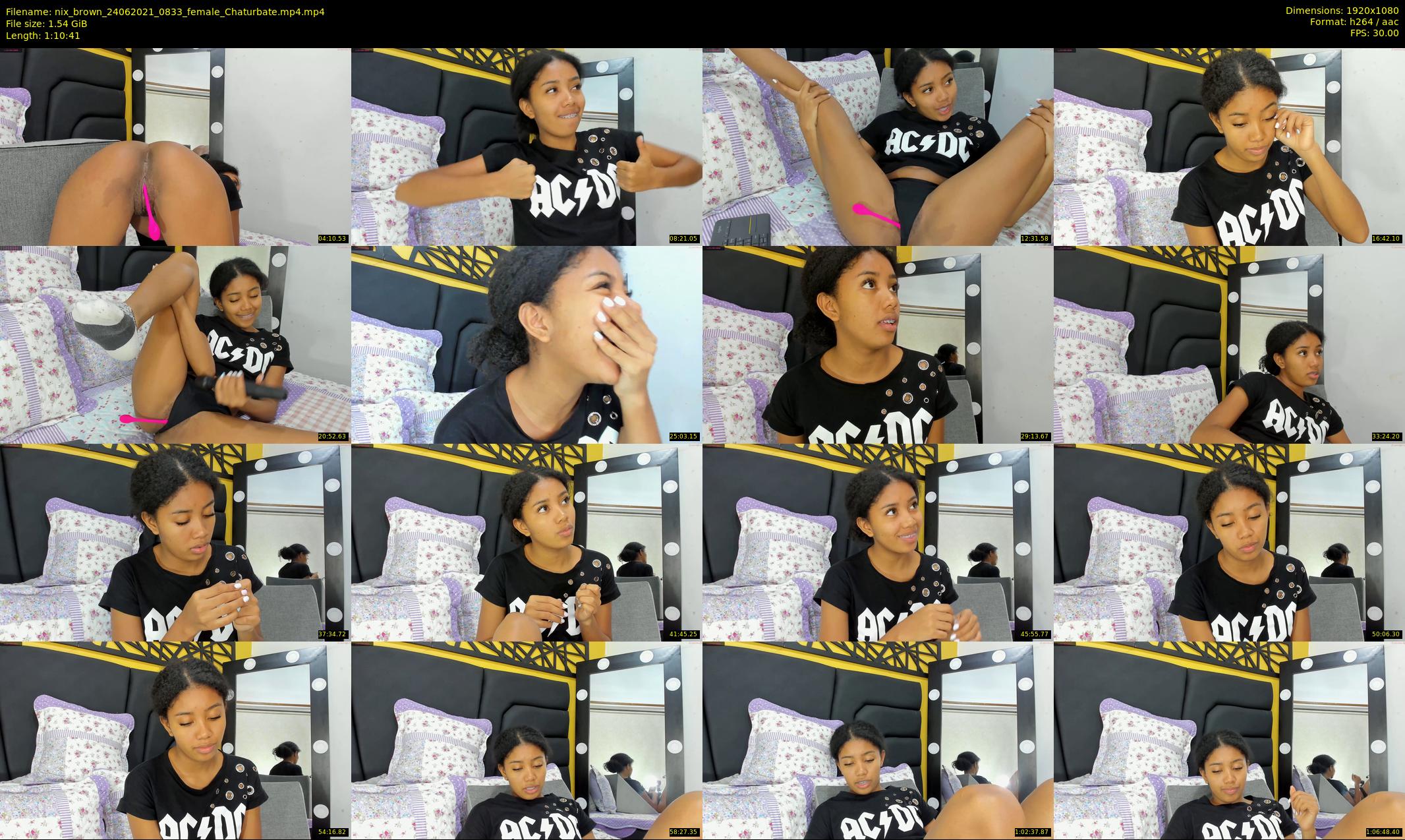 nix_brown — 71 minute Chaturbate female cam show recording, 1080p, Jun 24, 2021
