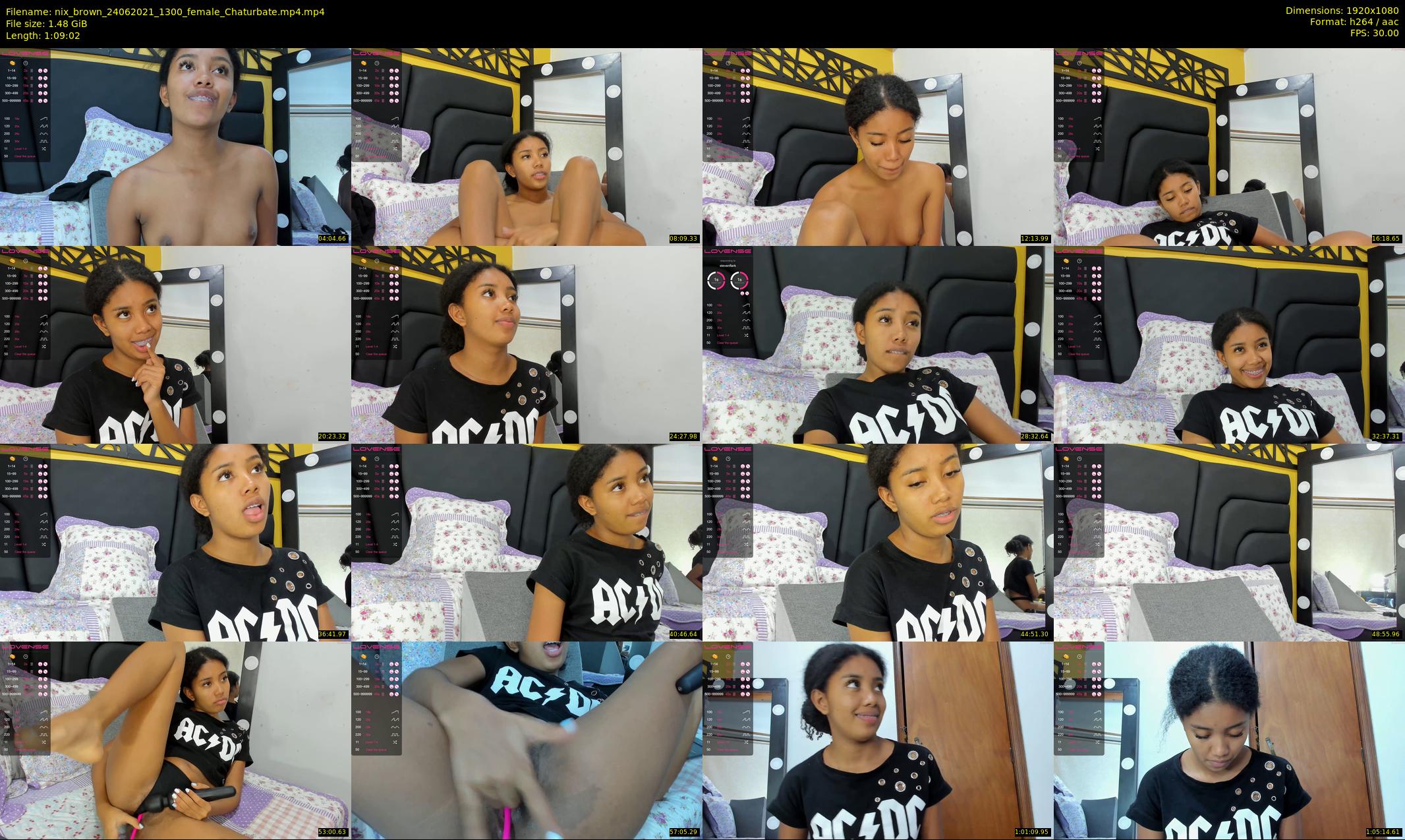 nix_brown — 70 minute Chaturbate female cam show recording, 1080p, Jun 24, 2021