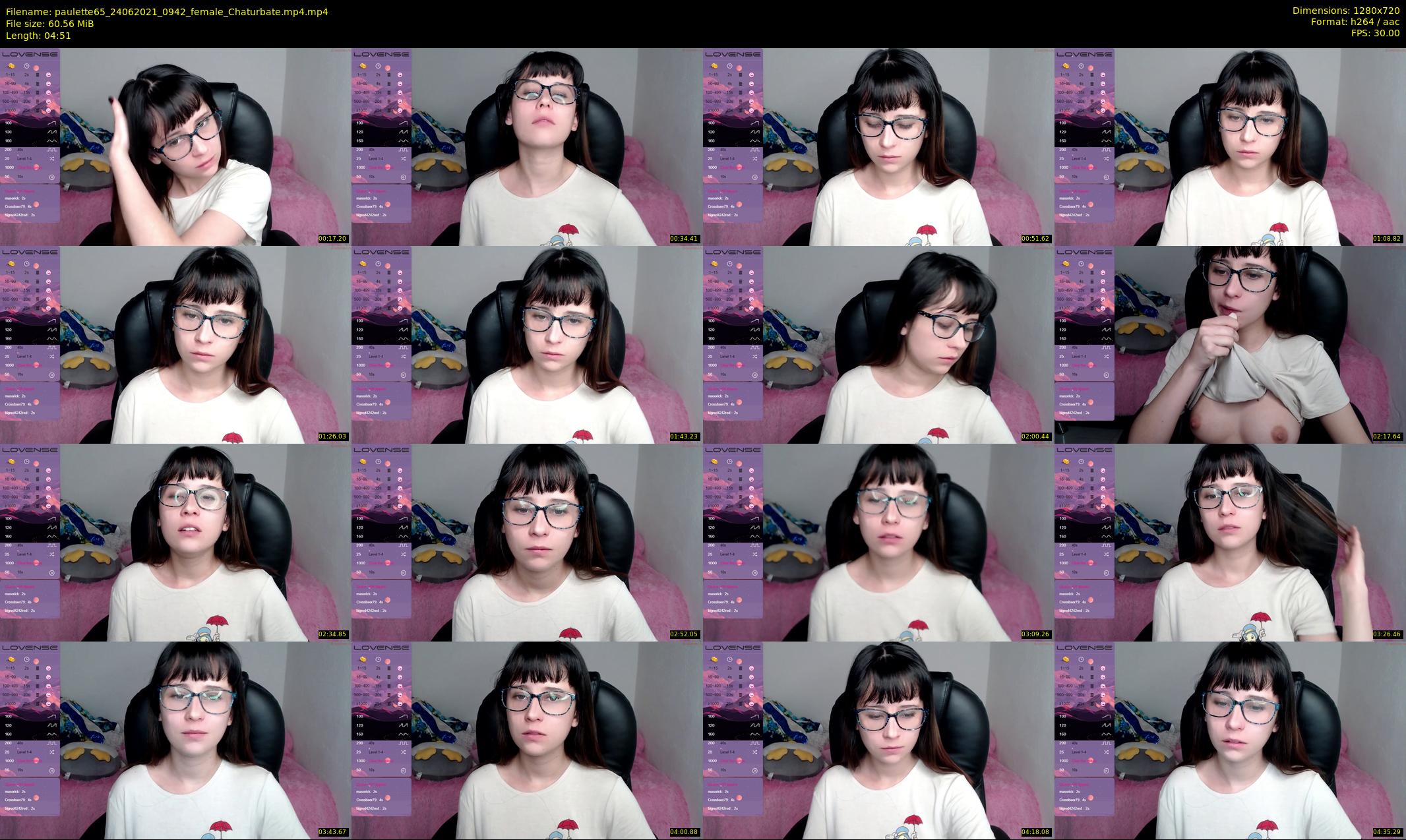 paulette65 — 5 minute Chaturbate female cam show recording, 720p, Jun 24, 2021