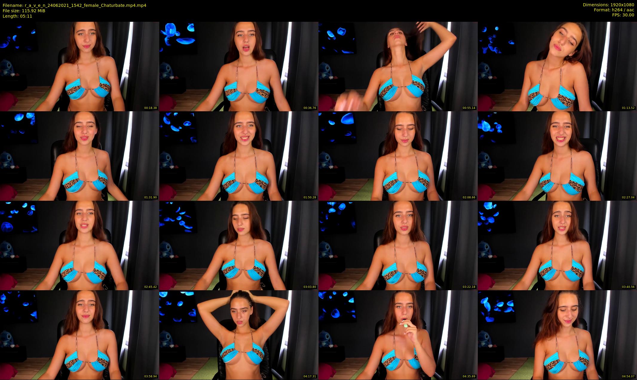 r_a_v_e_n — 6 minute Chaturbate female cam show recording, 1080p, Jun 24, 2021