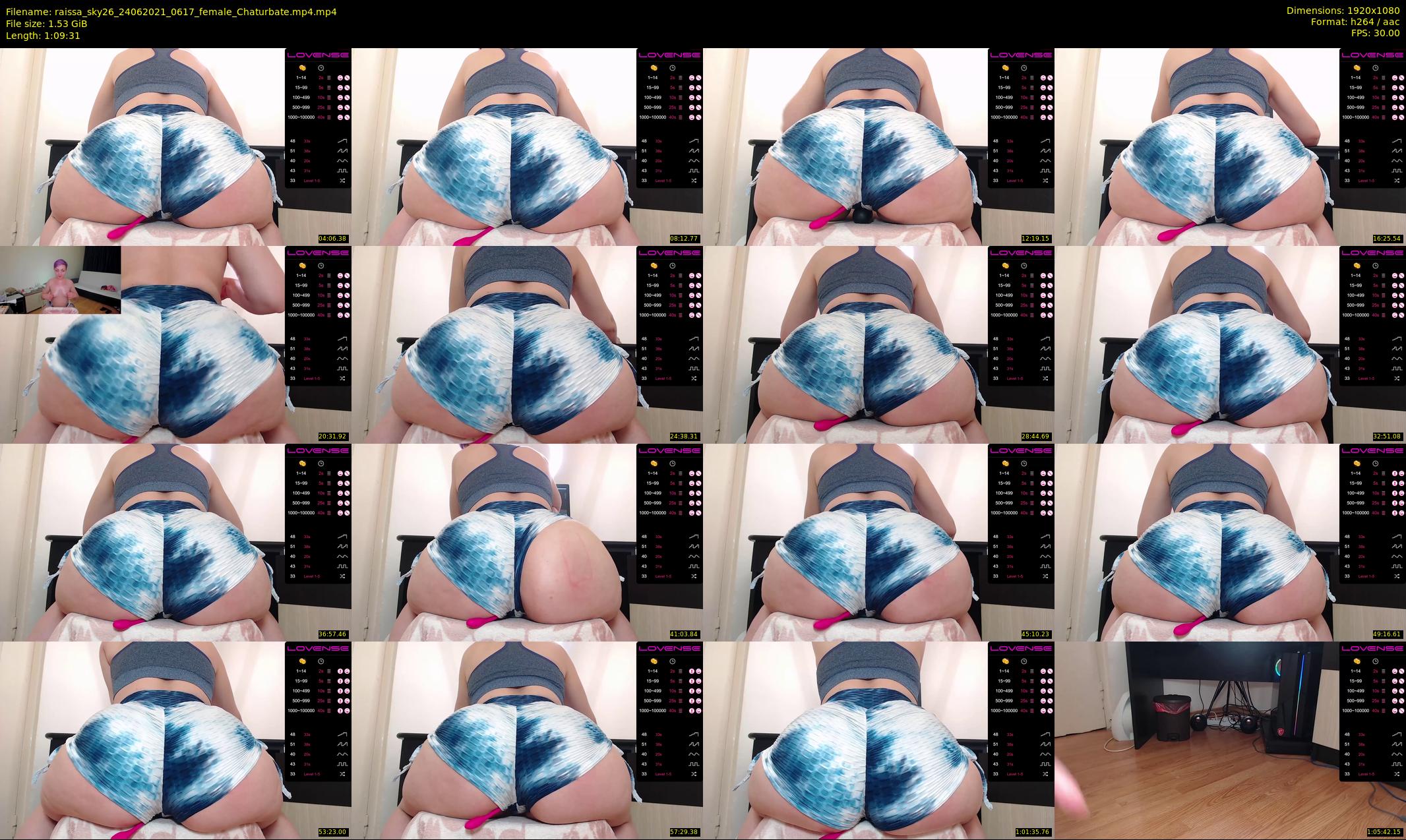 raissa_sky26 — 70 minute Chaturbate female cam show recording, 1080p, Jun 24, 2021