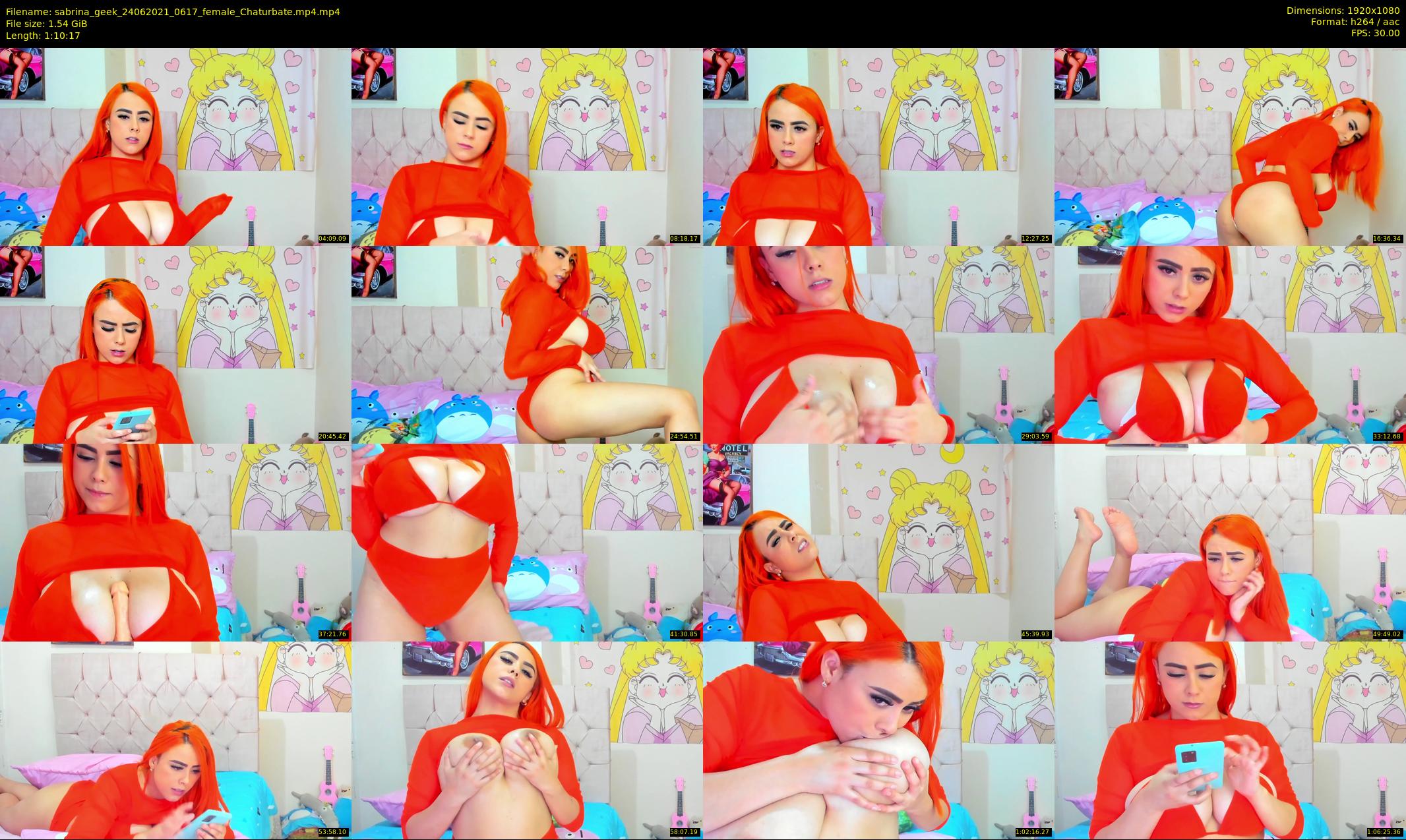 sabrina_geek — 71 minute Chaturbate female cam show recording, 1080p, Jun 24, 2021