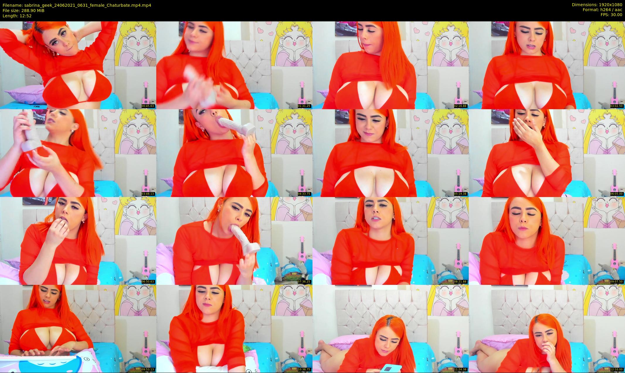 sabrina_geek — 13 minute Chaturbate female cam show recording, 1080p, Jun 24, 2021