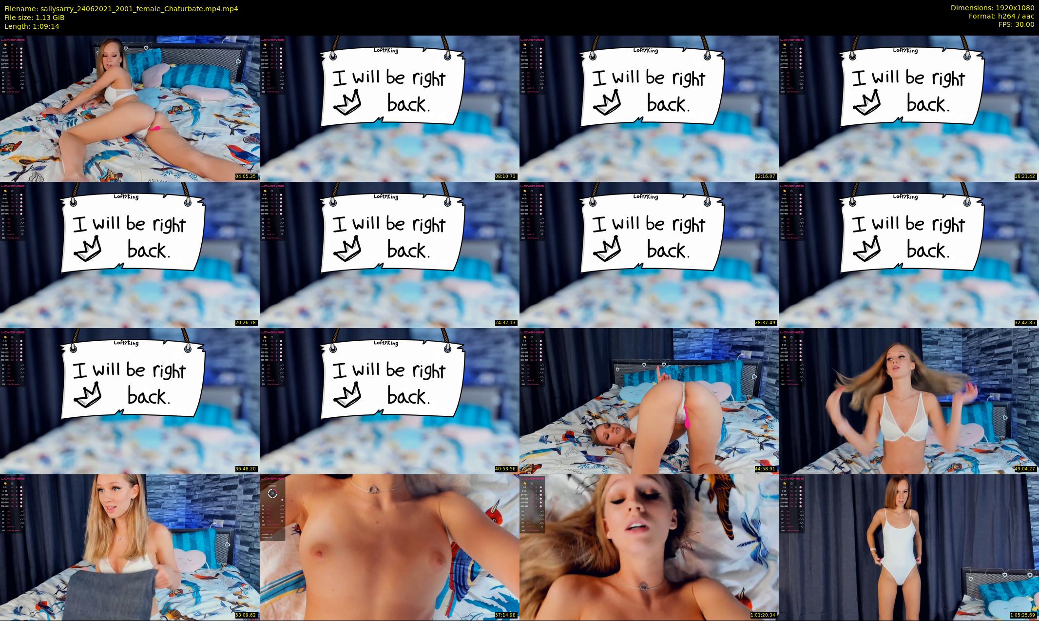 sallysarry — 70 minute Chaturbate couple cam show recording, 1080p, Jun 24, 2021