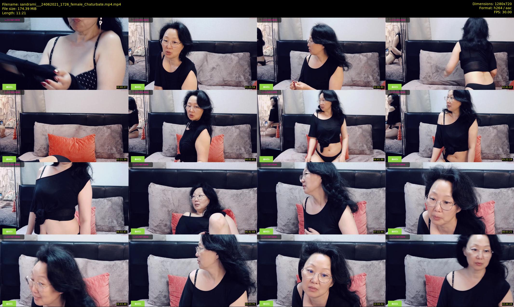 sandrami__ — 12 minute Chaturbate female cam show recording, 720p, Jun 24, 2021