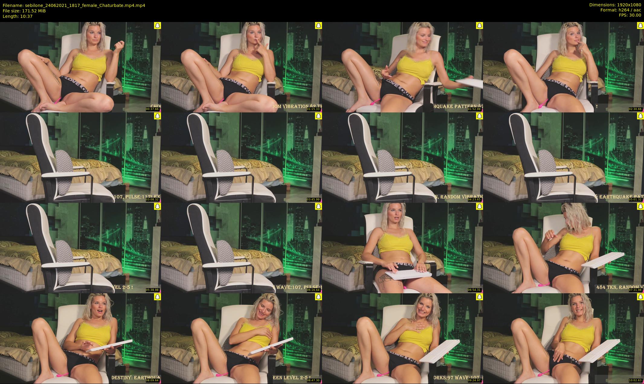 sebilone — 11 minute Chaturbate couple cam show recording, 1080p, Jun 24, 2021