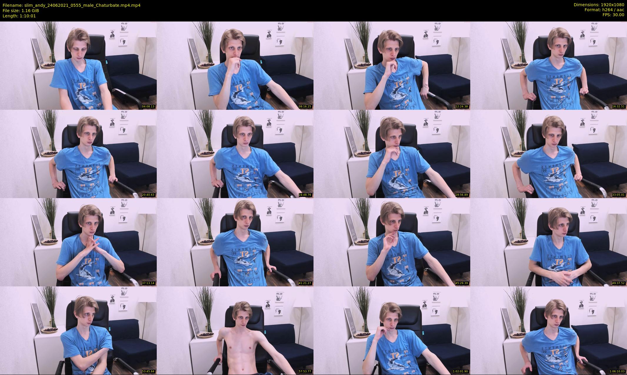slim_andy — 71 minute Chaturbate male cam show recording, 1080p, Jun 24, 2021