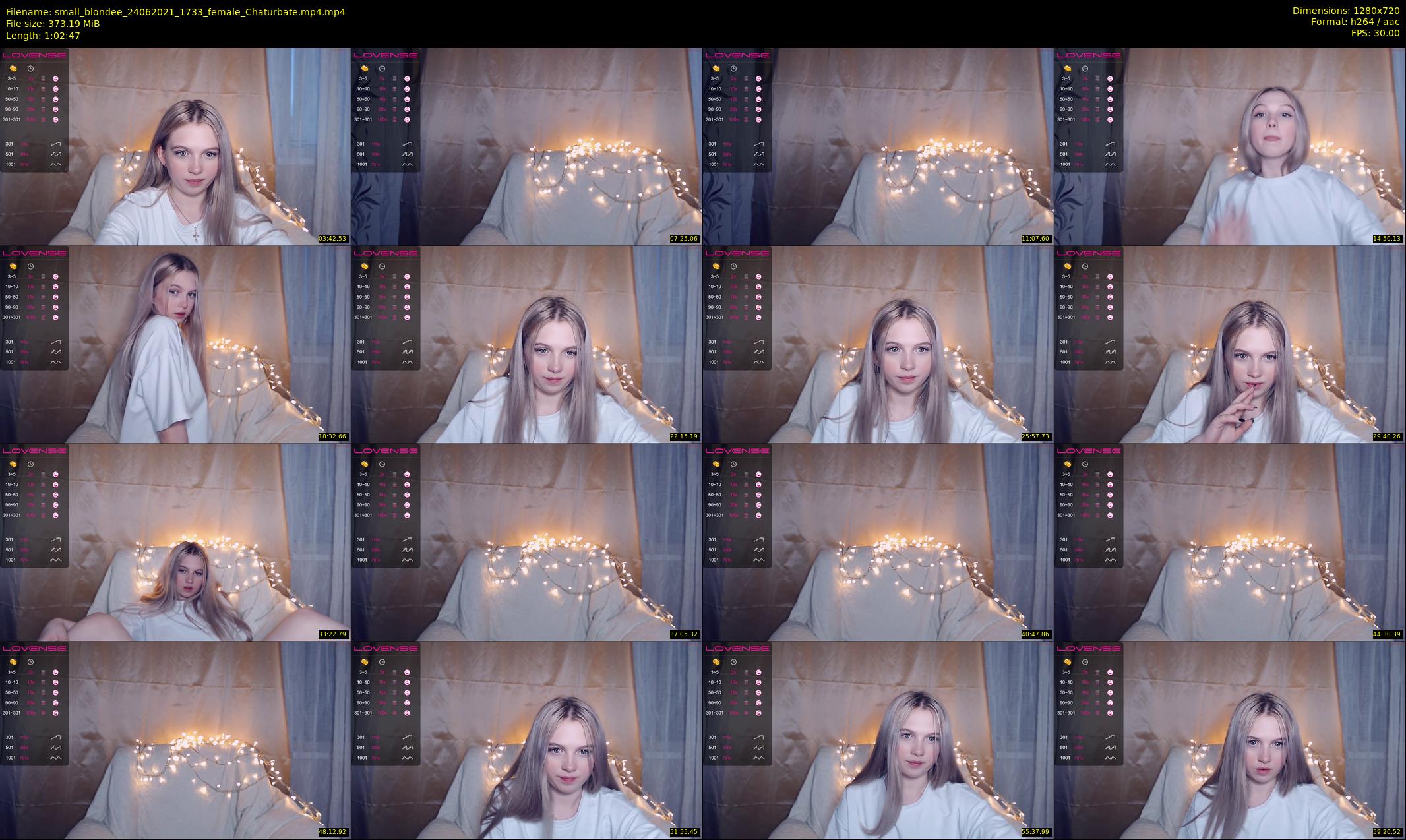 small_blondee — 63 minute Chaturbate female cam show recording, 720p, Jun 24, 2021