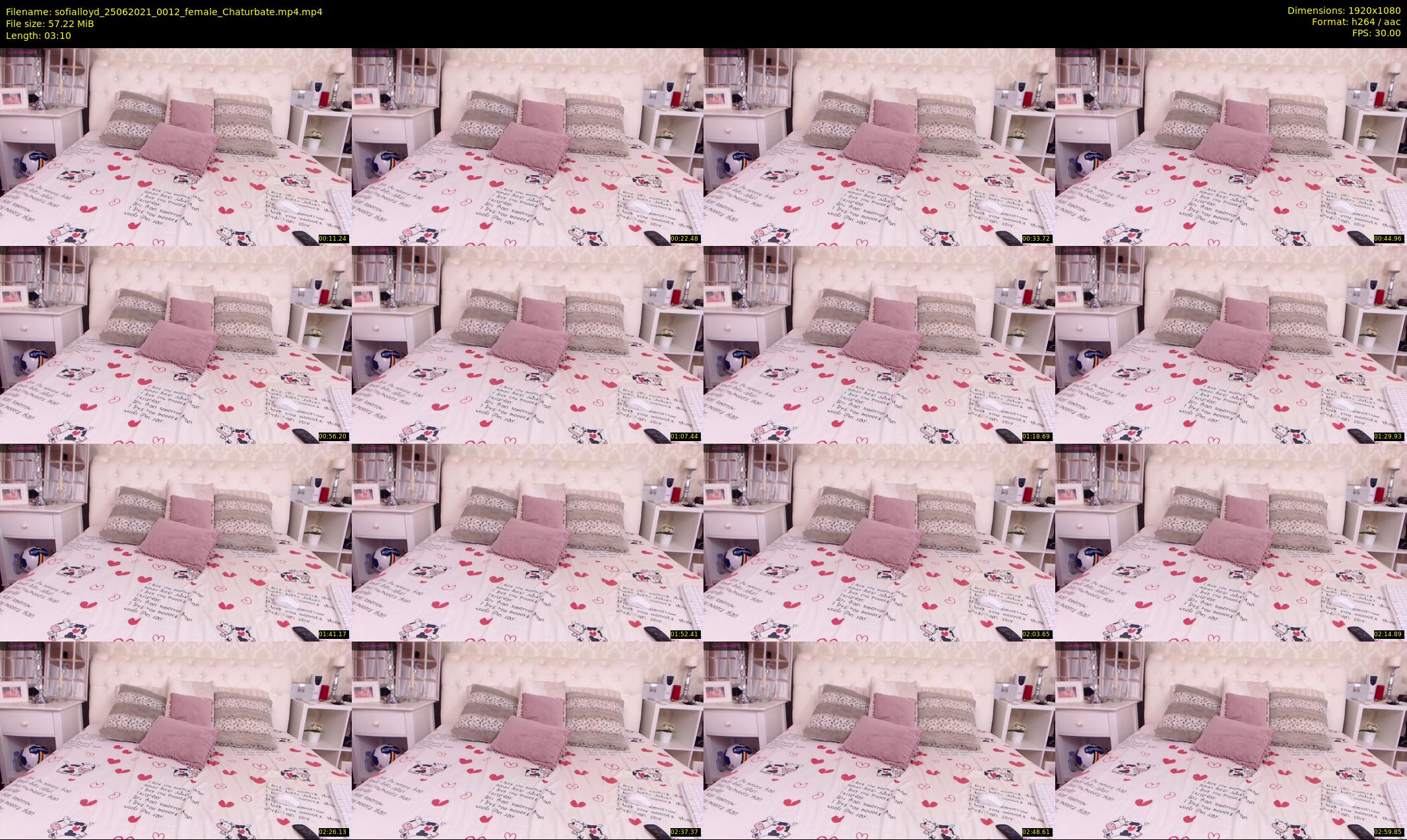 sofialloyd — 4 minute Chaturbate female cam show recording, 1080p, Jun 25, 2021