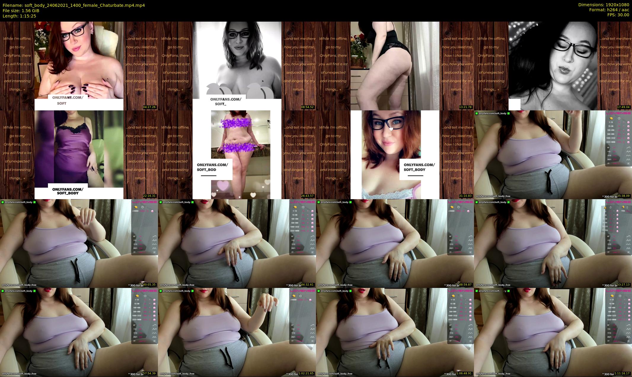 soft_body — 76 minute Chaturbate female cam show recording, 1080p, Jun 24, 2021
