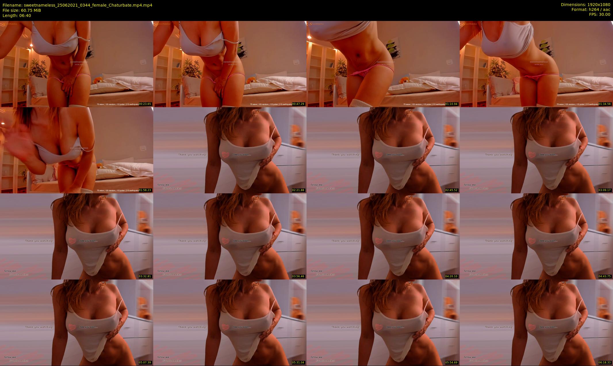 sweetnameless — 7 minute Chaturbate couple cam show recording, 1080p, Jun 25, 2021
