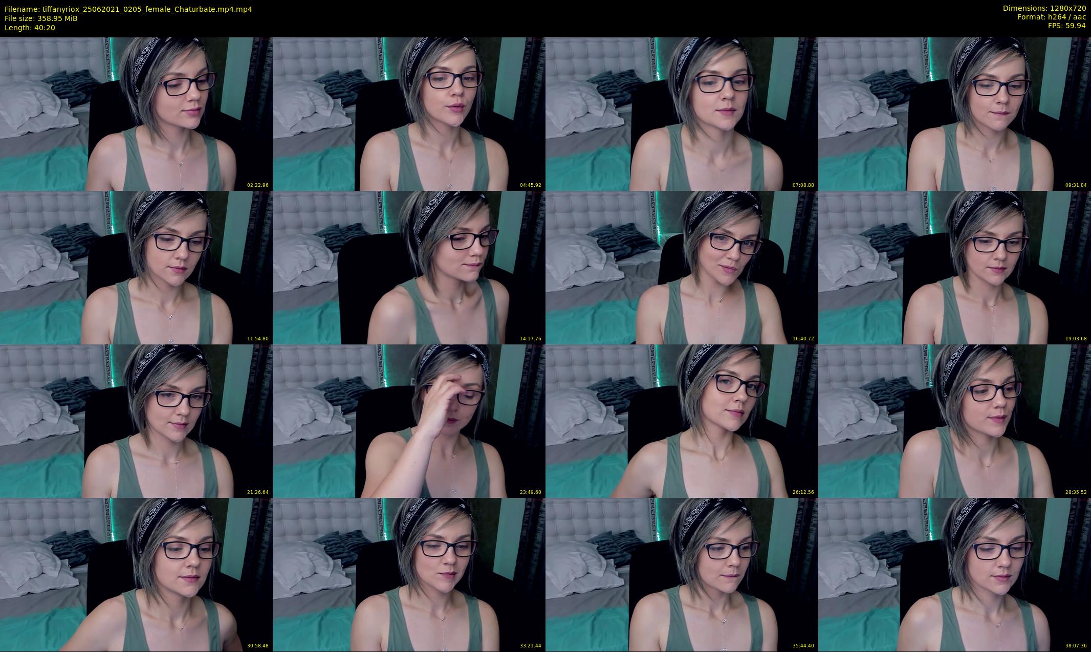 tiffanyriox — 41 minute Chaturbate female cam show recording, 720p, Jun 25, 2021