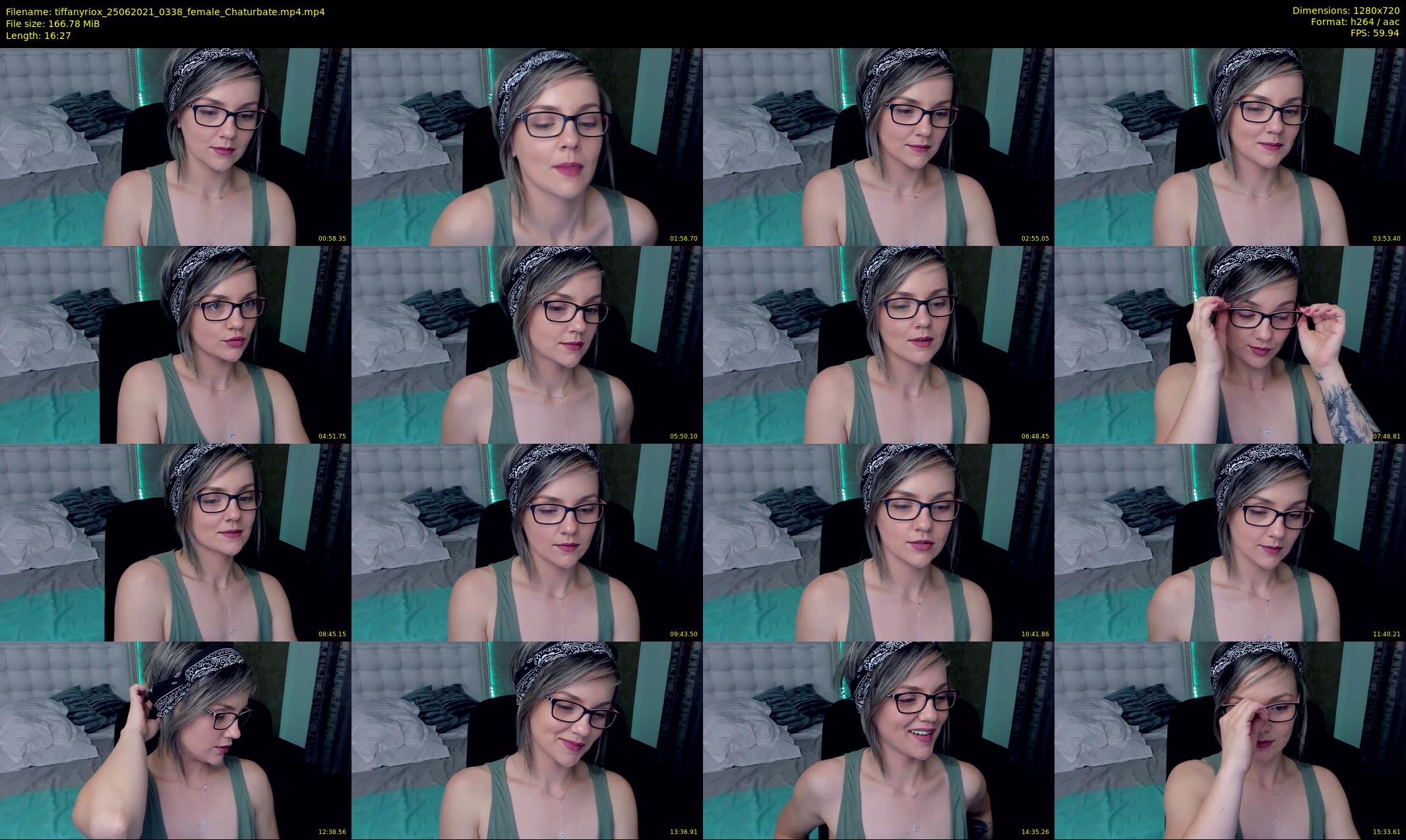 tiffanyriox — 17 minute Chaturbate female cam show recording, 720p, Jun 25, 2021