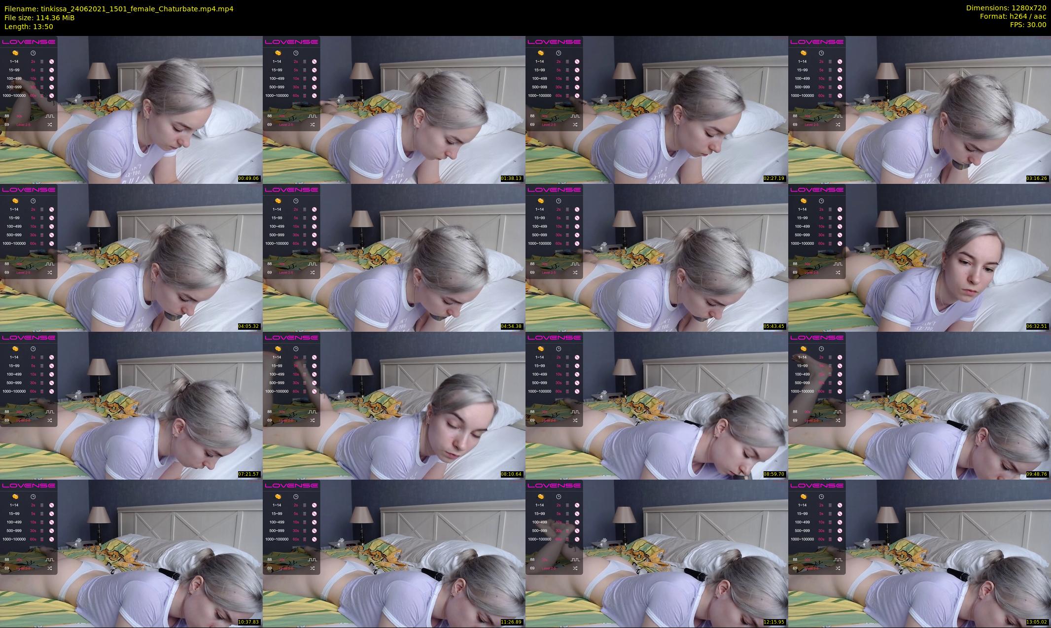 tinkissa — 14 minute Chaturbate couple cam show recording, 720p, Jun 24, 2021