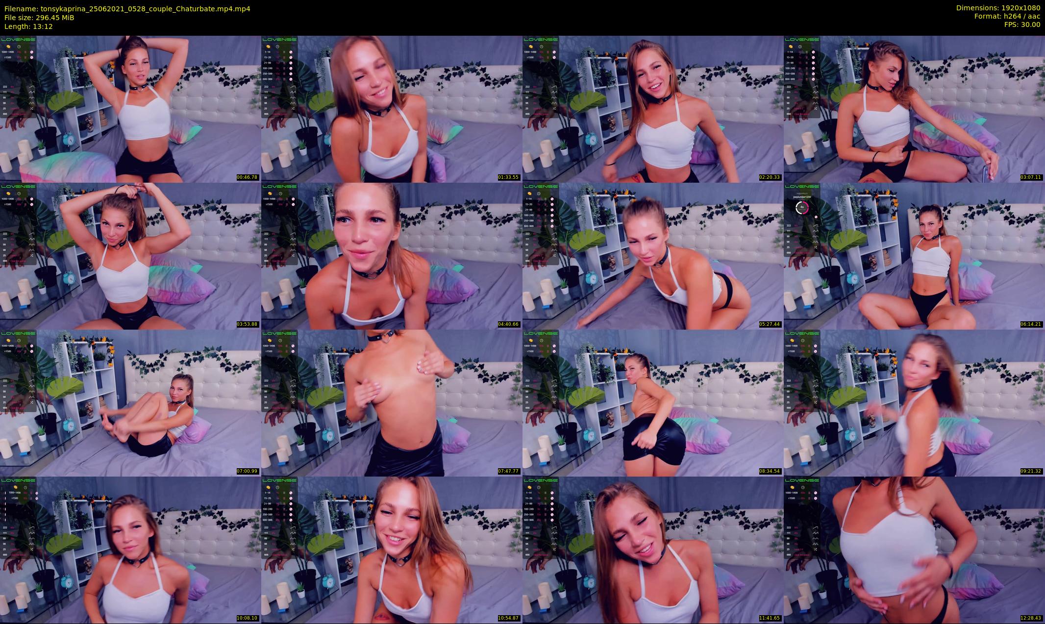 tonsykaprina — 14 minute Chaturbate couple cam show recording, 1080p, Jun 25, 2021