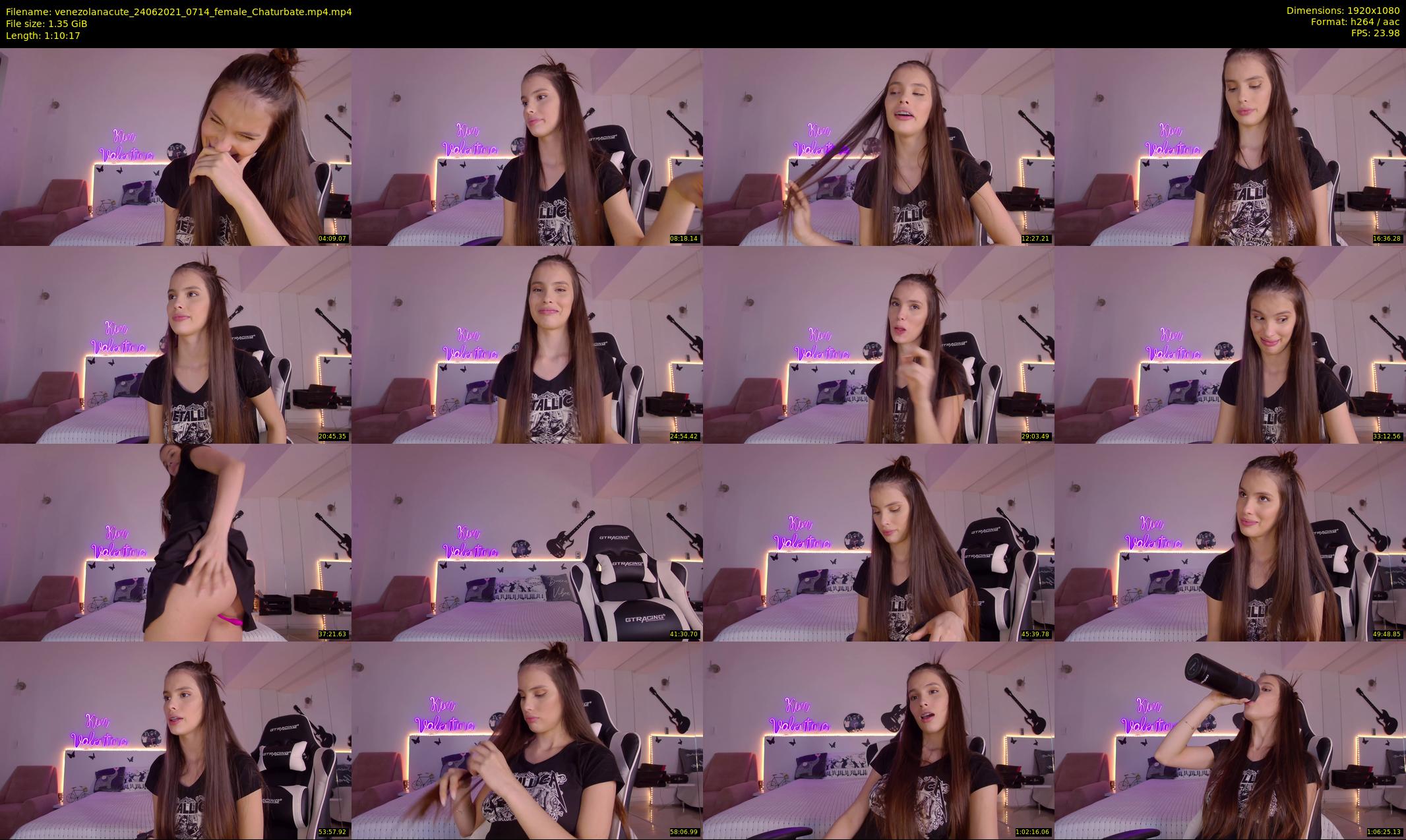 venezolanacute — 71 minute Chaturbate female cam show recording, 1080p, Jun 24, 2021