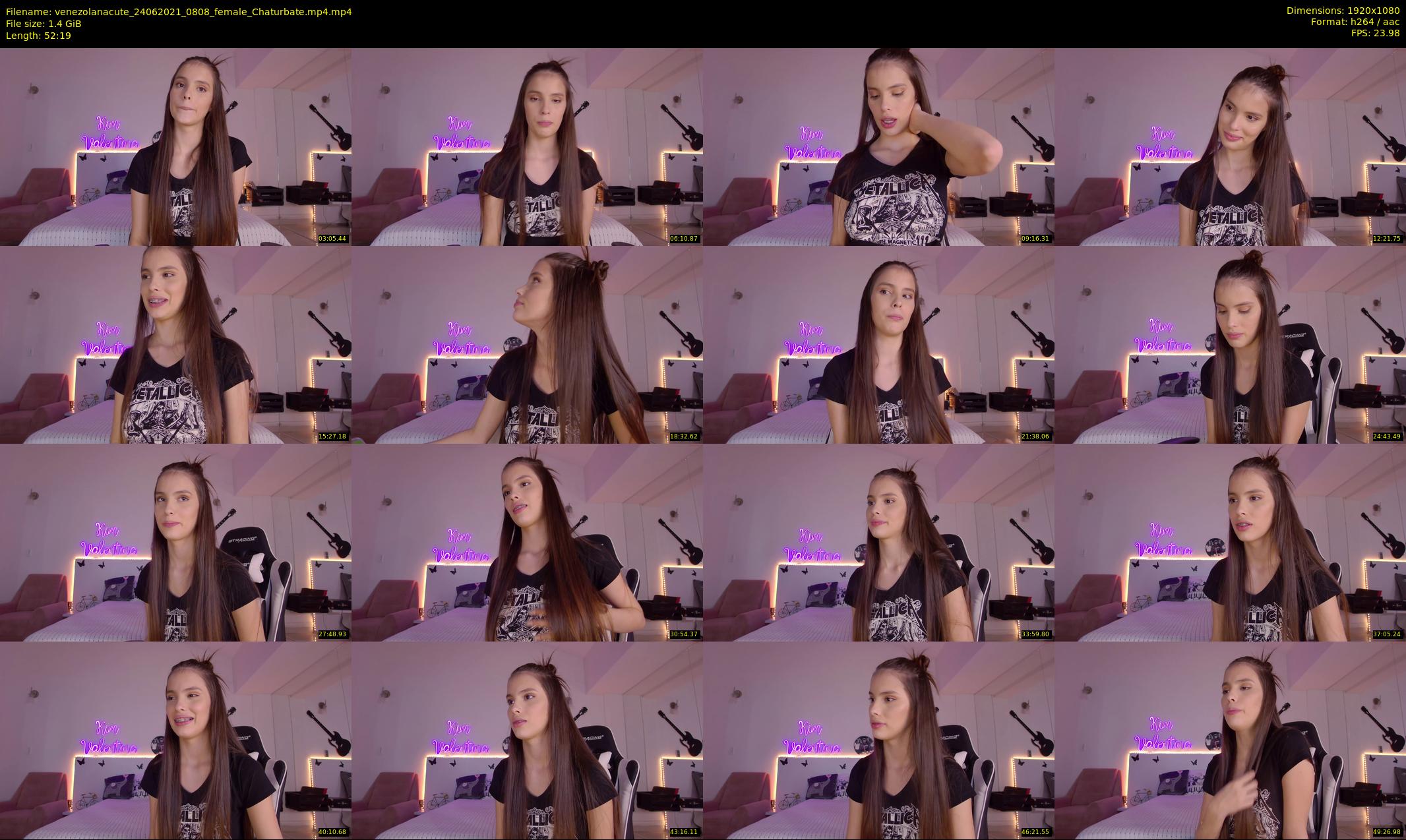 venezolanacute — 53 minute Chaturbate female cam show recording, 1080p, Jun 24, 2021