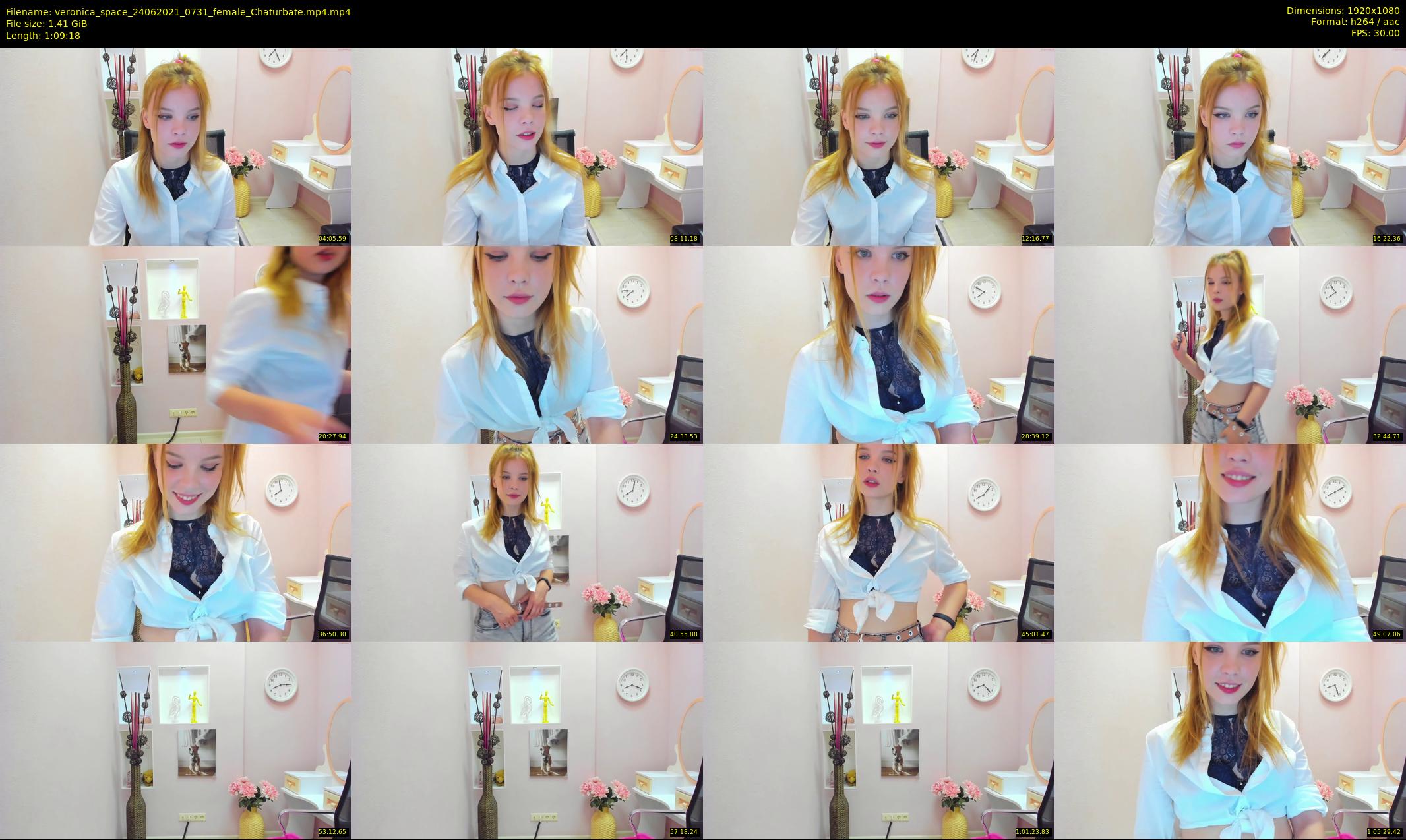 veronica_space — 70 minute Chaturbate female cam show recording, 1080p, Jun 24, 2021