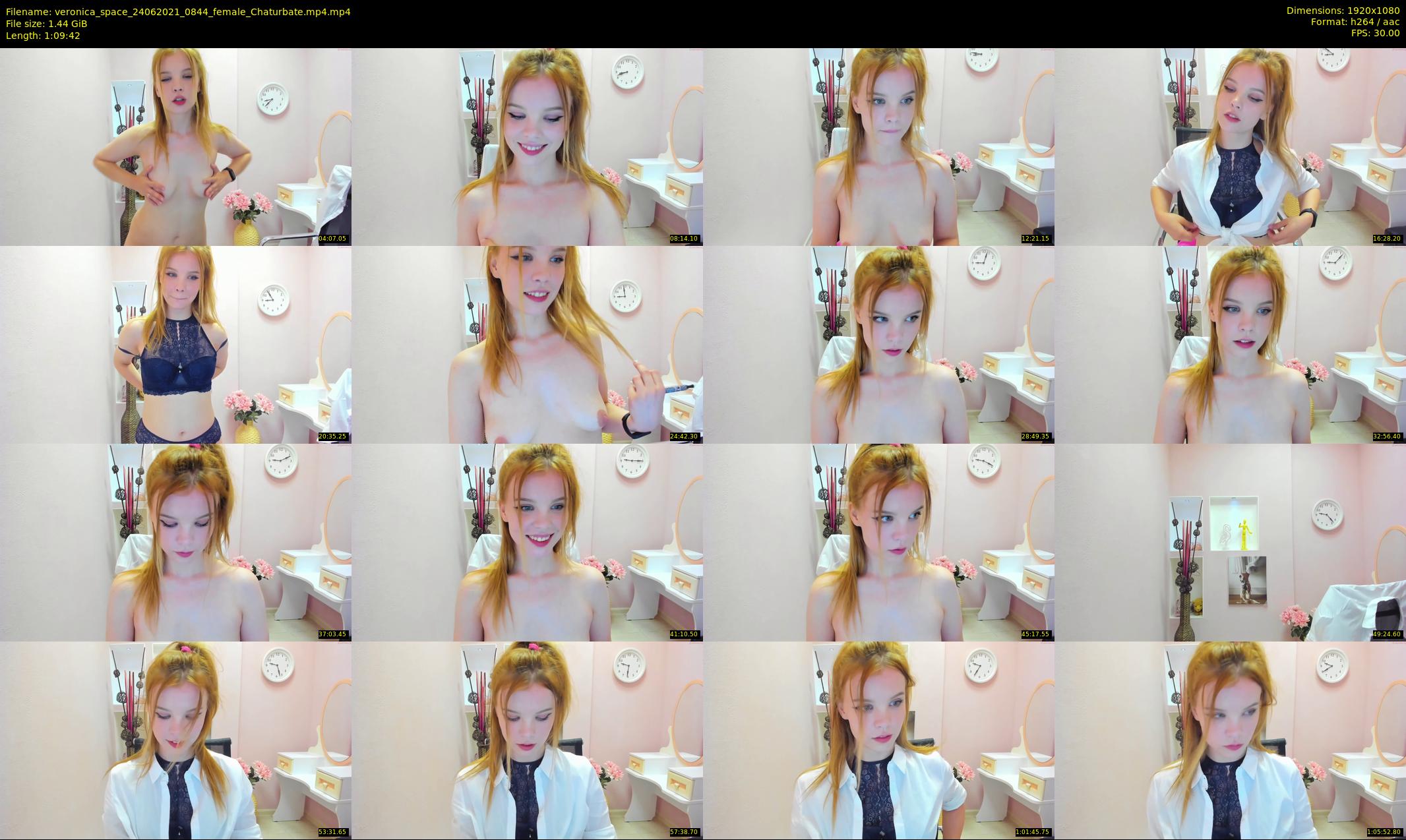 veronica_space — 70 minute Chaturbate female cam show recording, 1080p, Jun 24, 2021