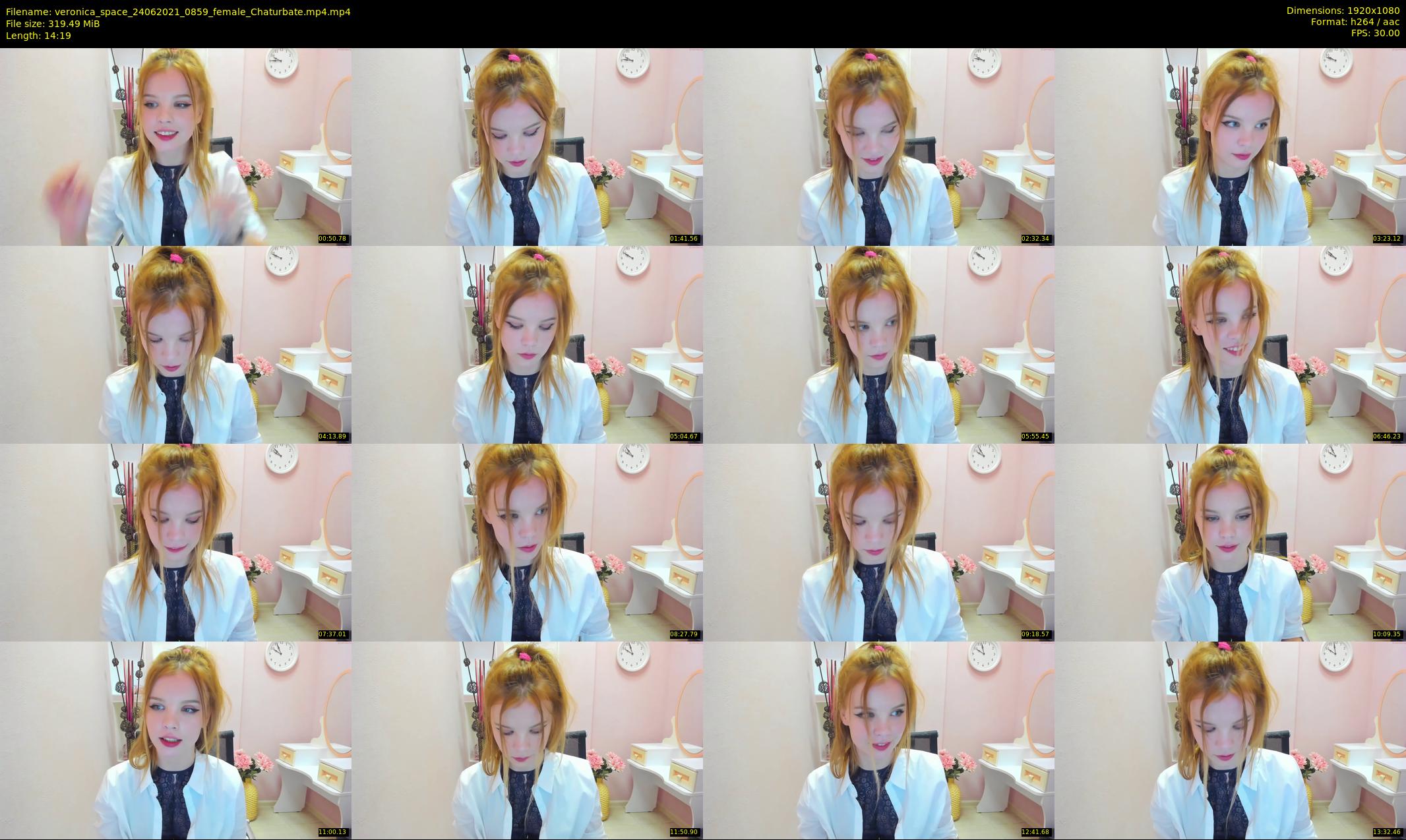 veronica_space — 15 minute Chaturbate female cam show recording, 1080p, Jun 24, 2021