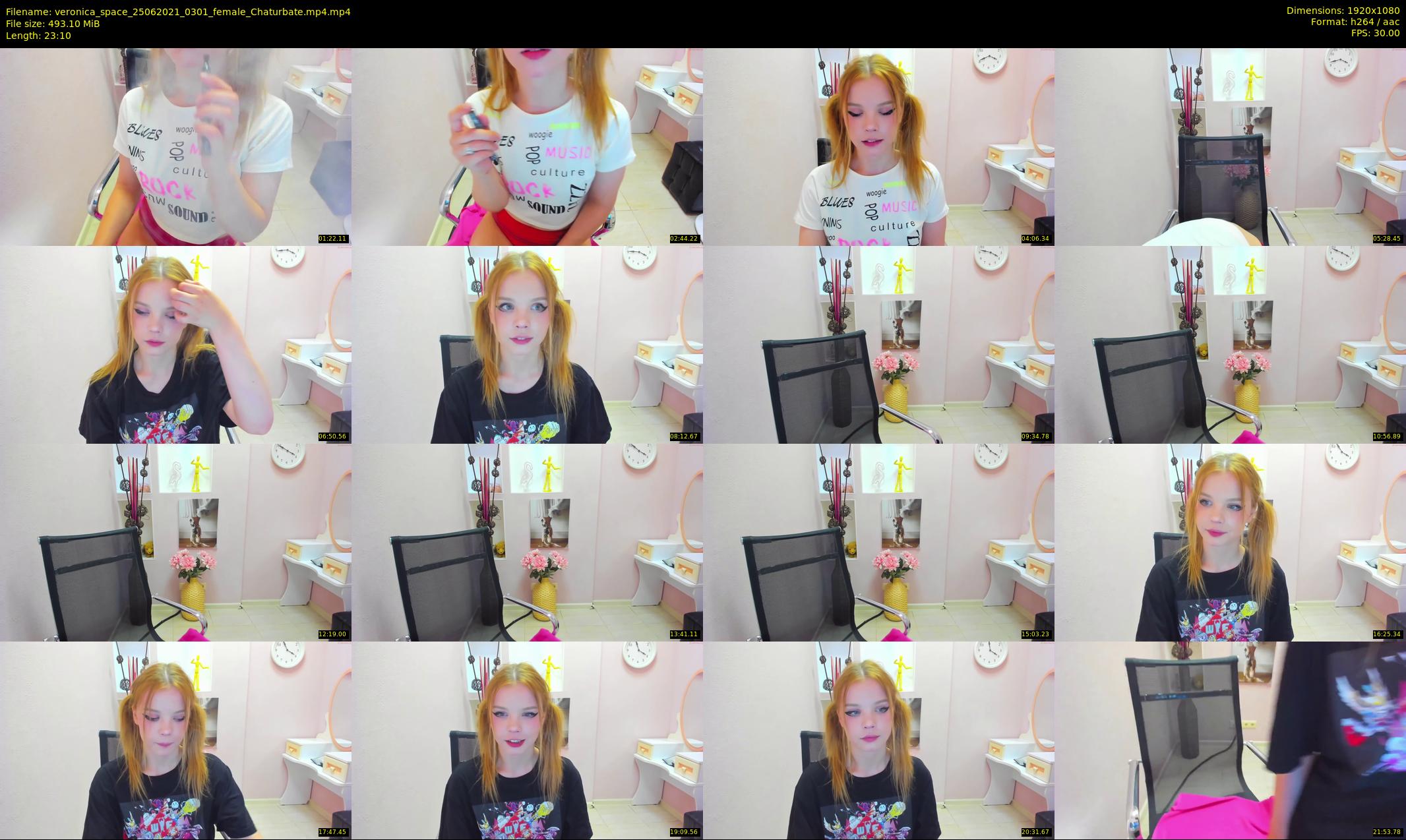 veronica_space — 24 minute Chaturbate female cam show recording, 1080p, Jun 25, 2021