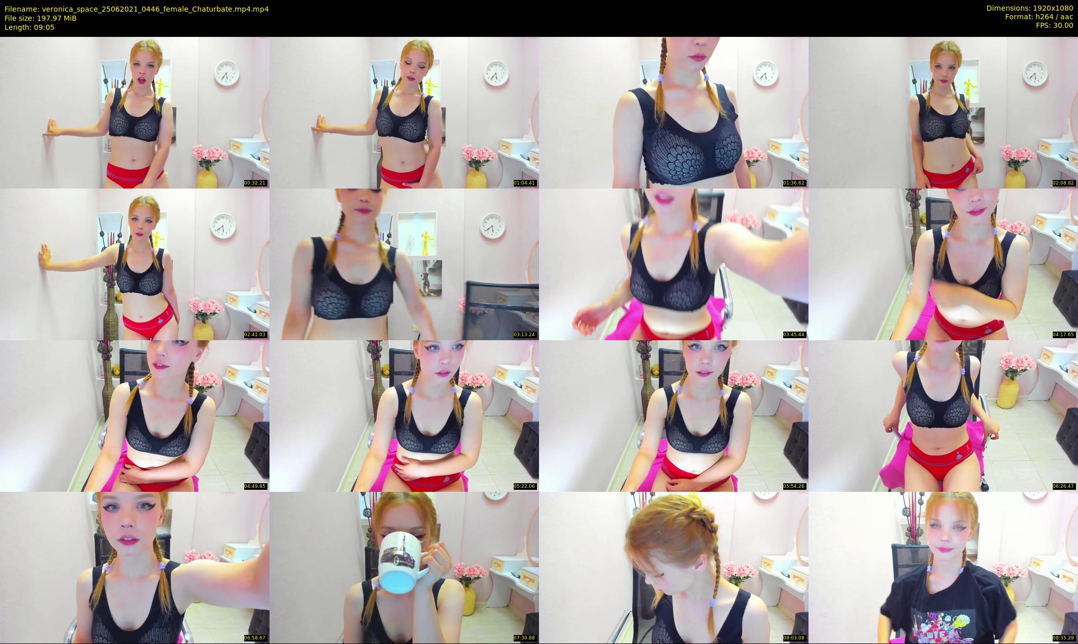 veronica_space — 10 minute Chaturbate female cam show recording, 1080p, Jun 25, 2021