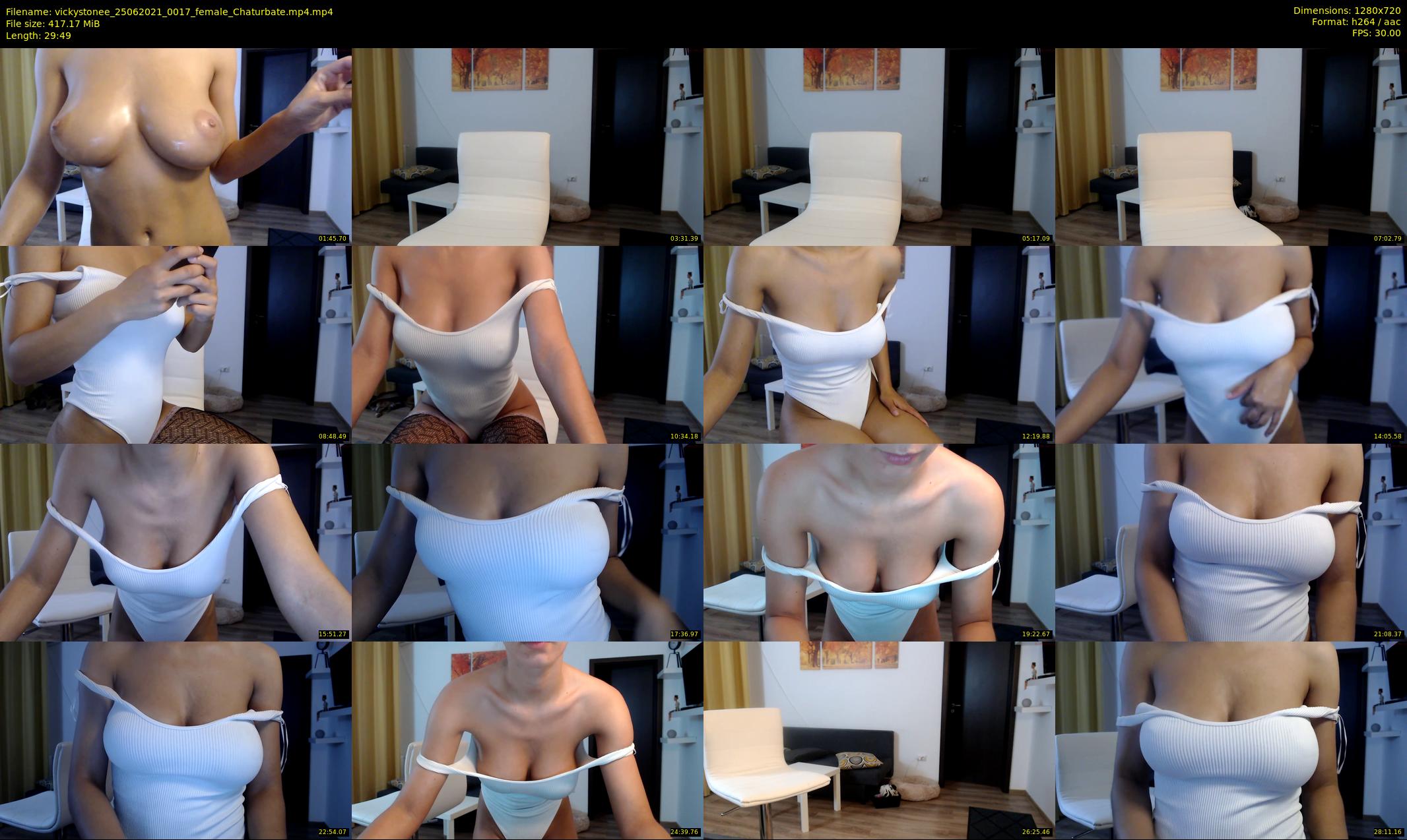 vickystonee — 30 minute Chaturbate female cam show recording, 720p, Jun 25, 2021