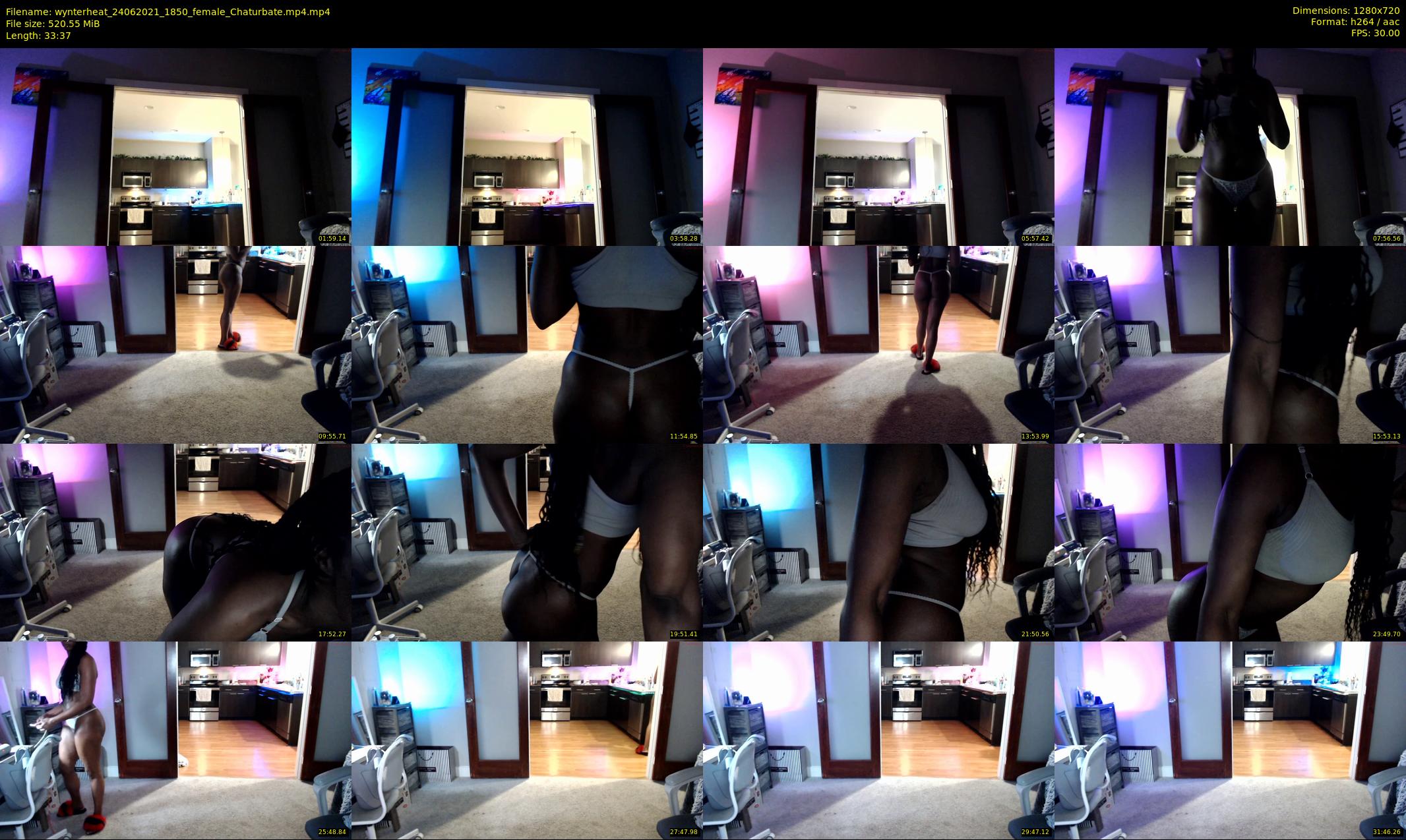 wynterheat — 34 minute Chaturbate female cam show recording, 720p, Jun 24, 2021