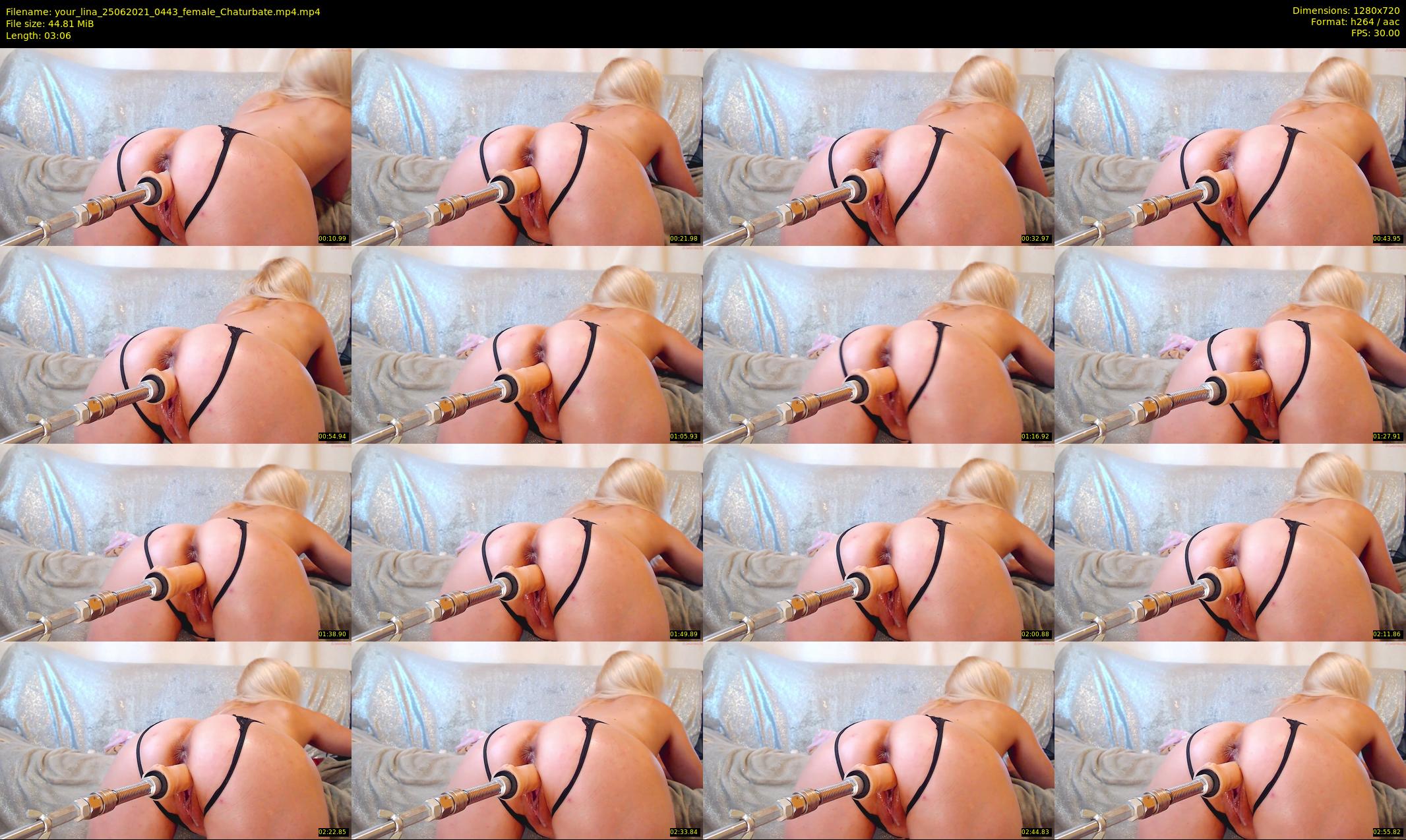 your_lina — 4 minute Chaturbate female cam show recording, 720p, Jun 25, 2021