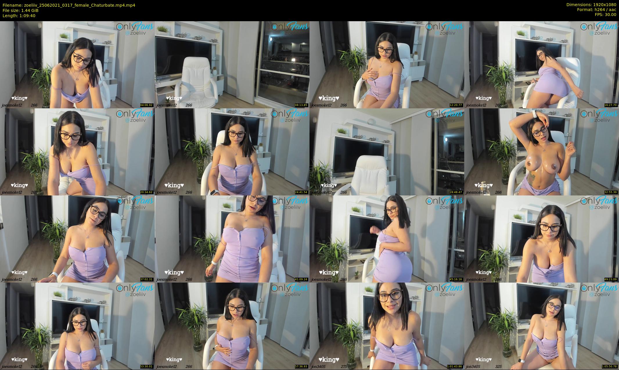 zoeliiv — 70 minute Chaturbate female cam show recording, 1080p, Jun 25, 2021