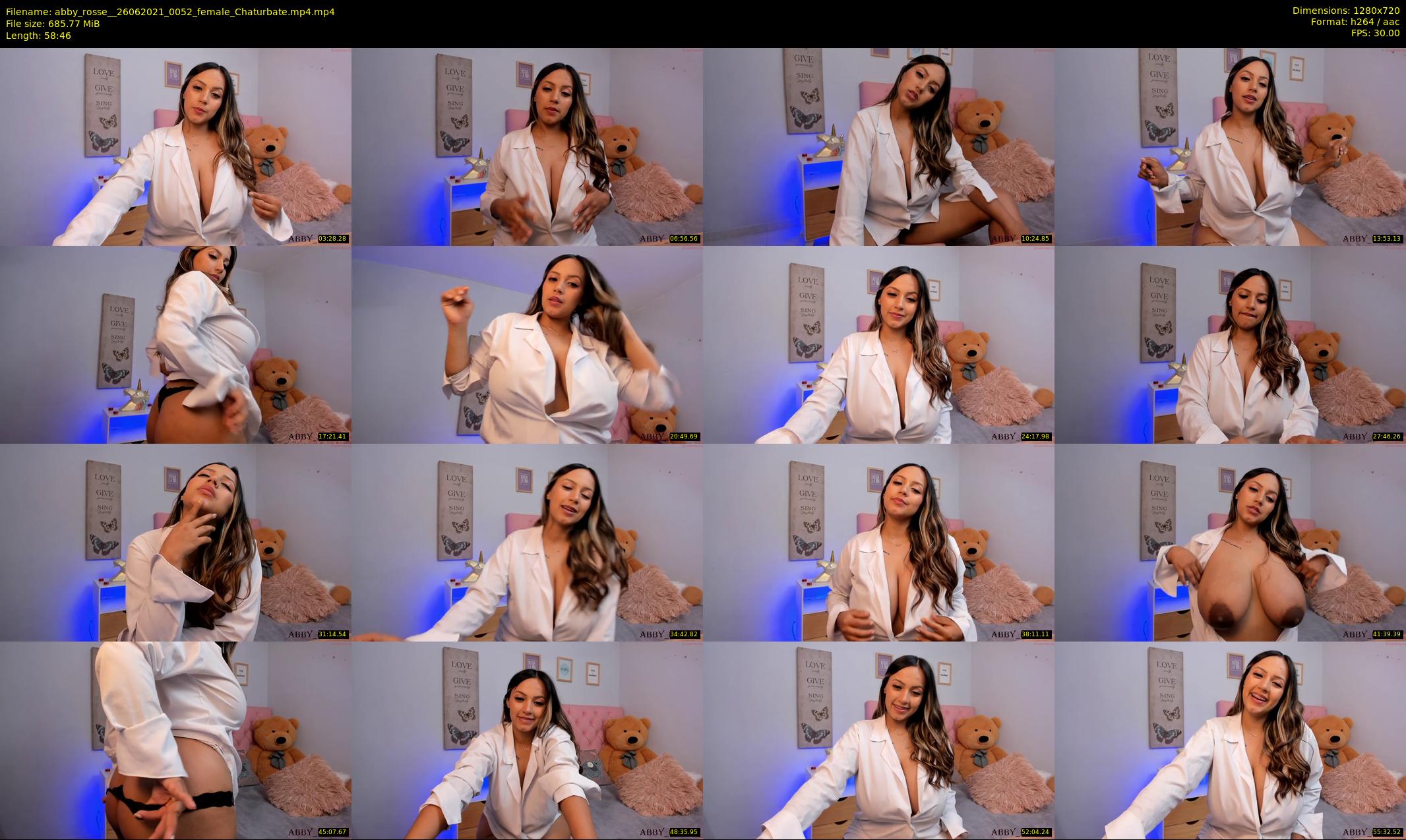 abby_rosse_ — 59 minute Chaturbate female cam show recording, 720p, Jun 26, 2021
