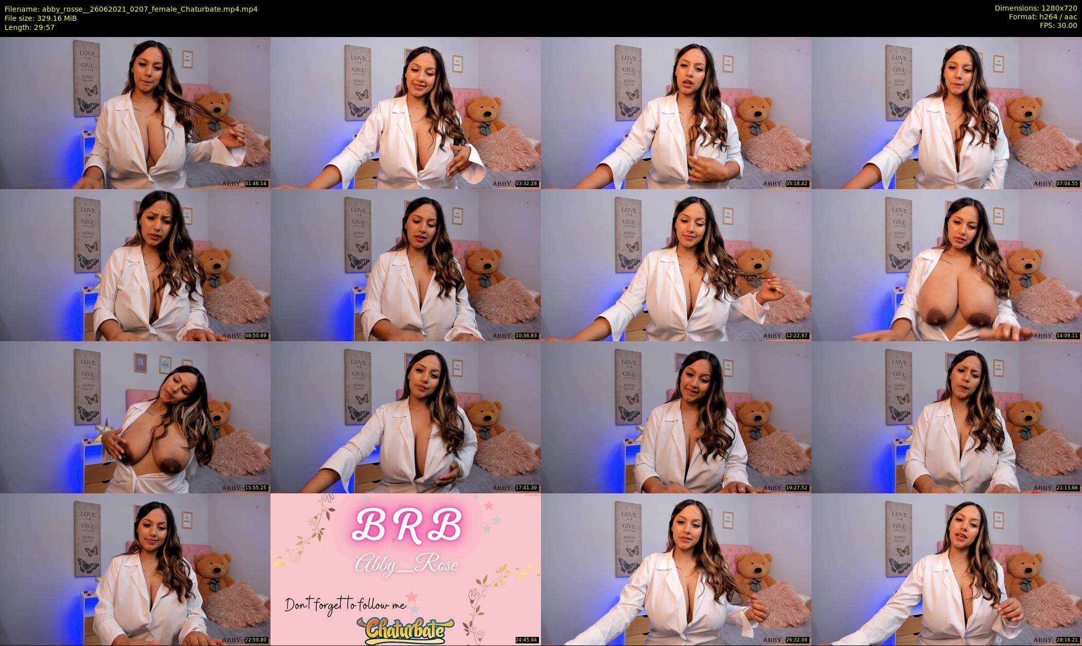 abby_rosse_ — 30 minute Chaturbate female cam show recording, 720p, Jun 26, 2021
