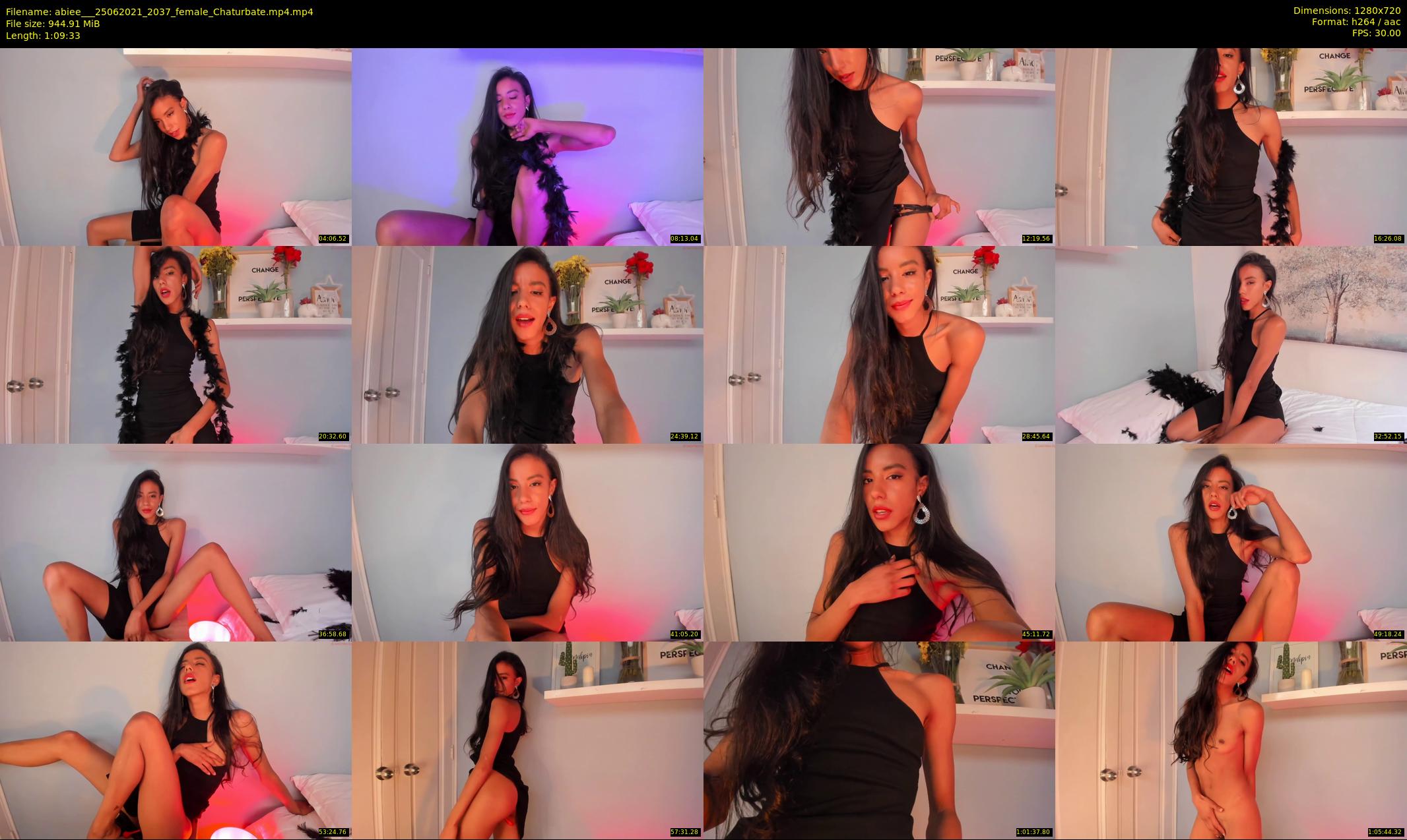 abiee__ — 70 minute Chaturbate female cam show recording, 720p, Jun 25, 2021