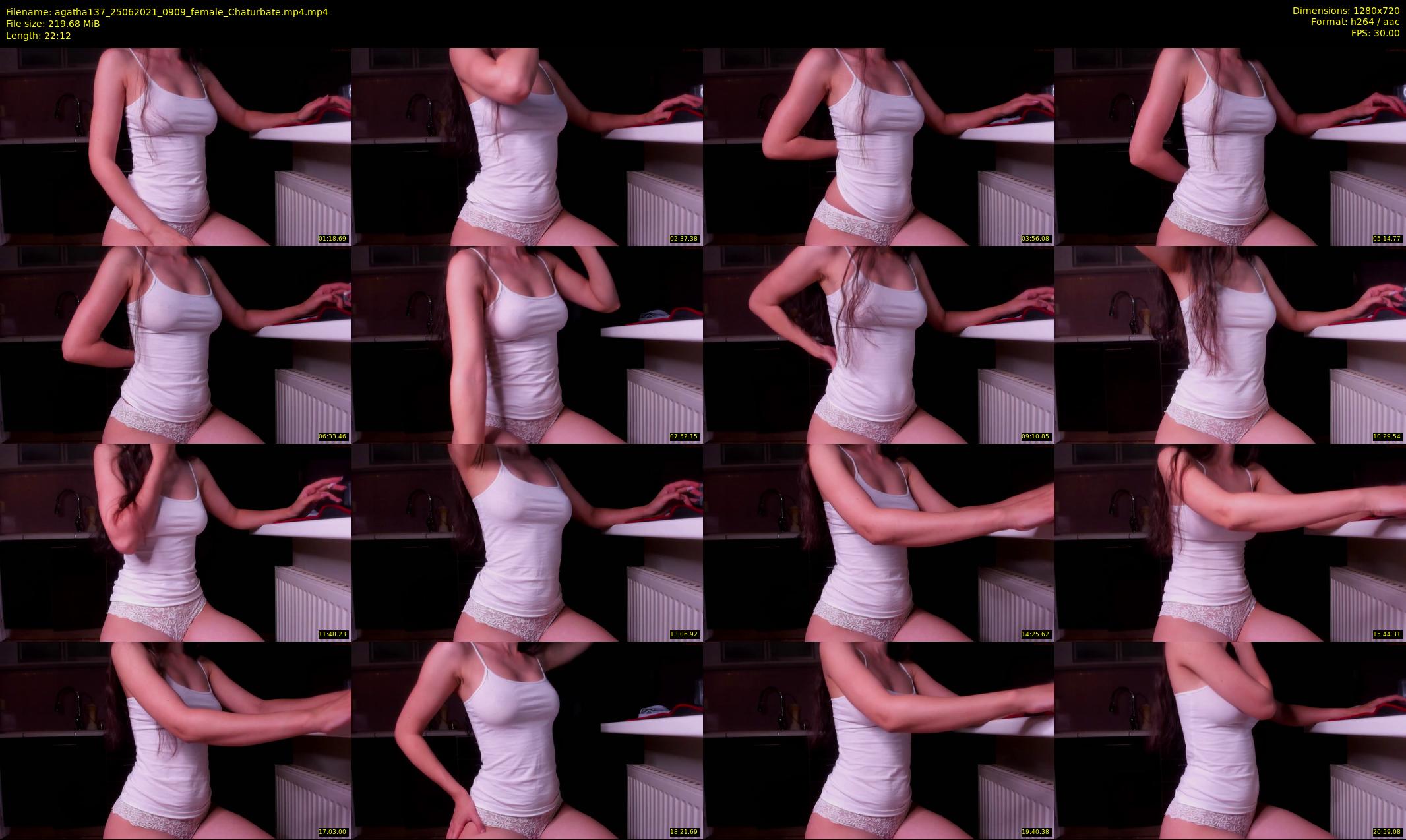 agatha137 — 23 minute Chaturbate female cam show recording, 720p, Jun 25, 2021