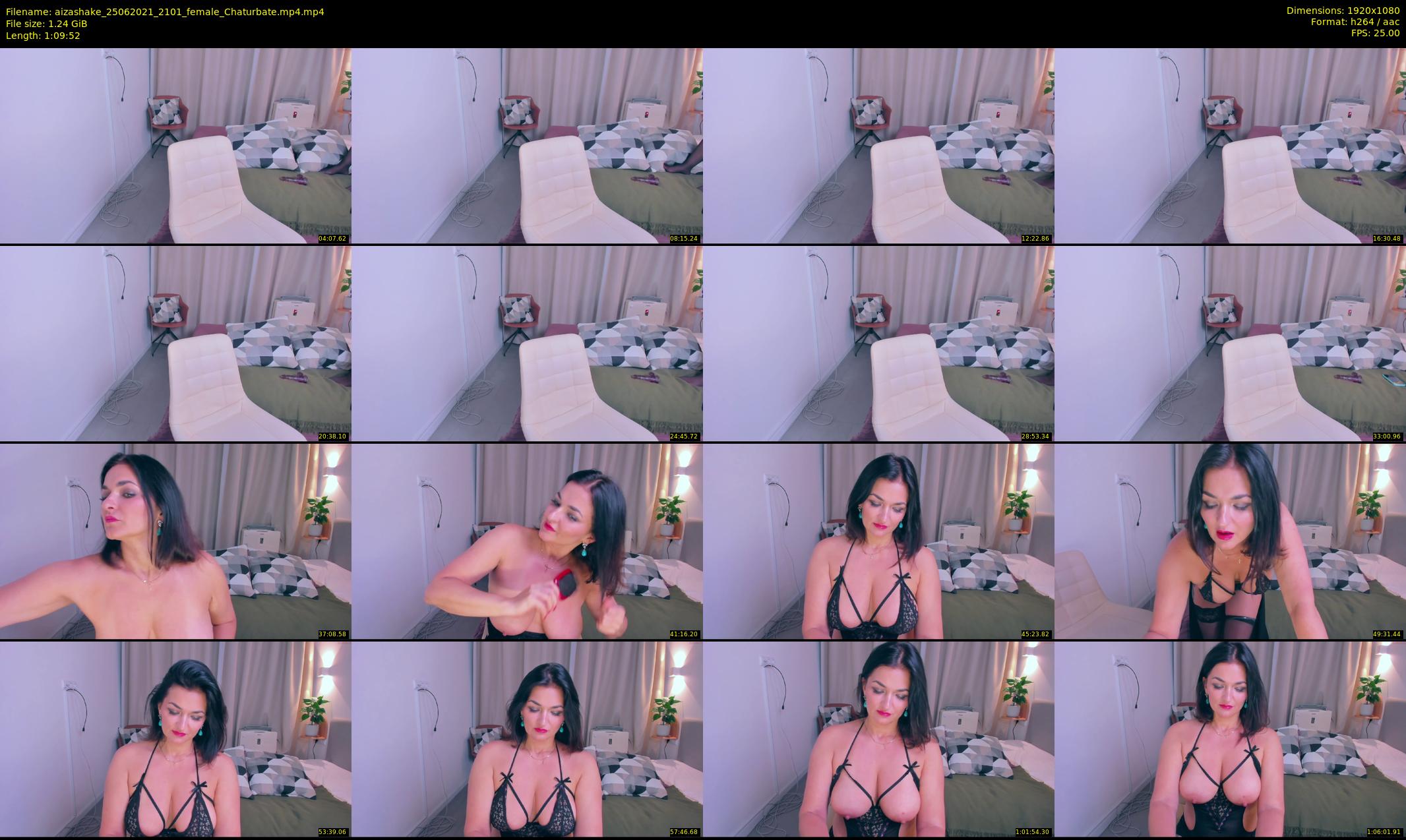 aizashake — 70 minute Chaturbate female cam show recording, 1080p, Jun 25, 2021