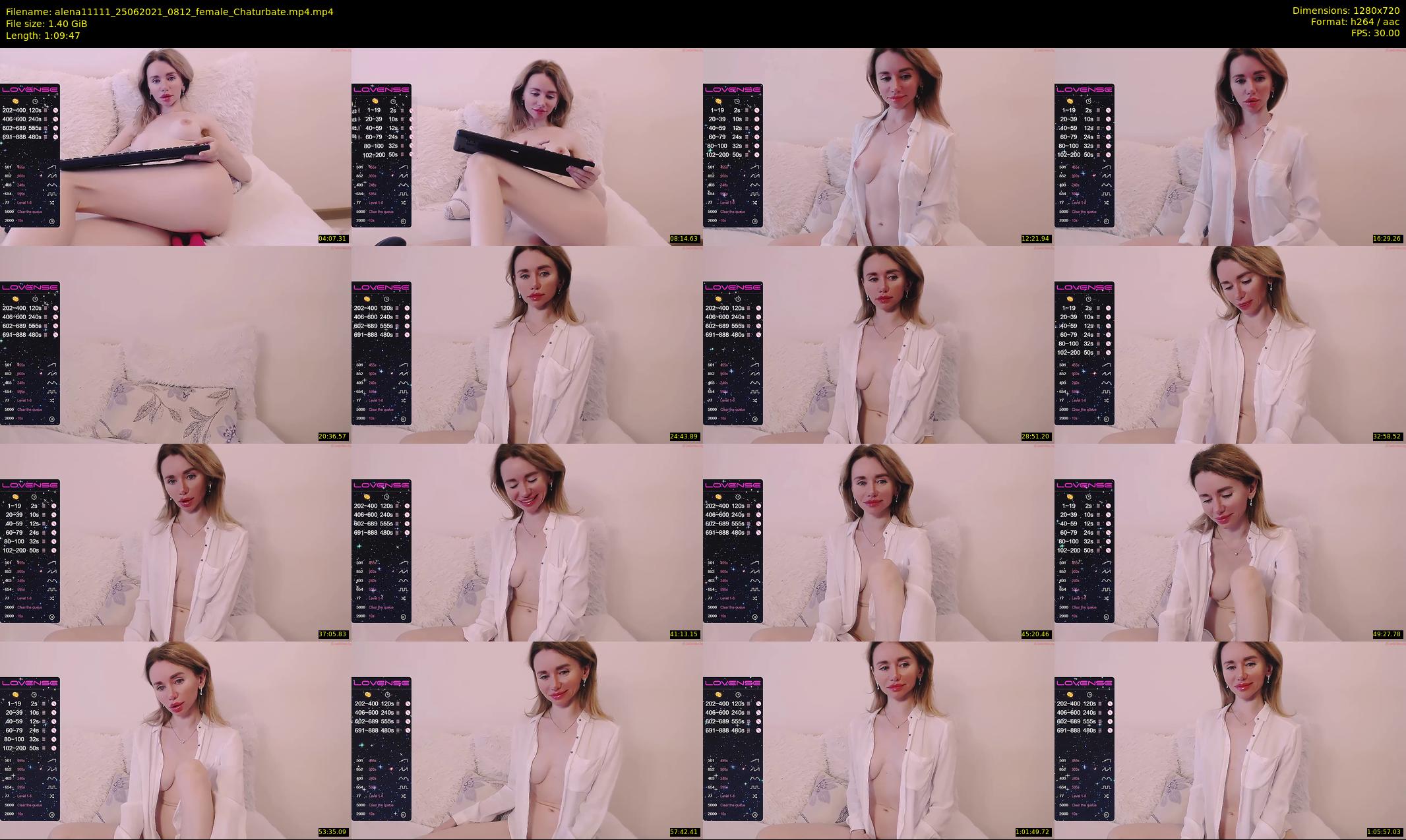alena11111 — 70 minute Chaturbate female cam show recording, 720p, Jun 25, 2021